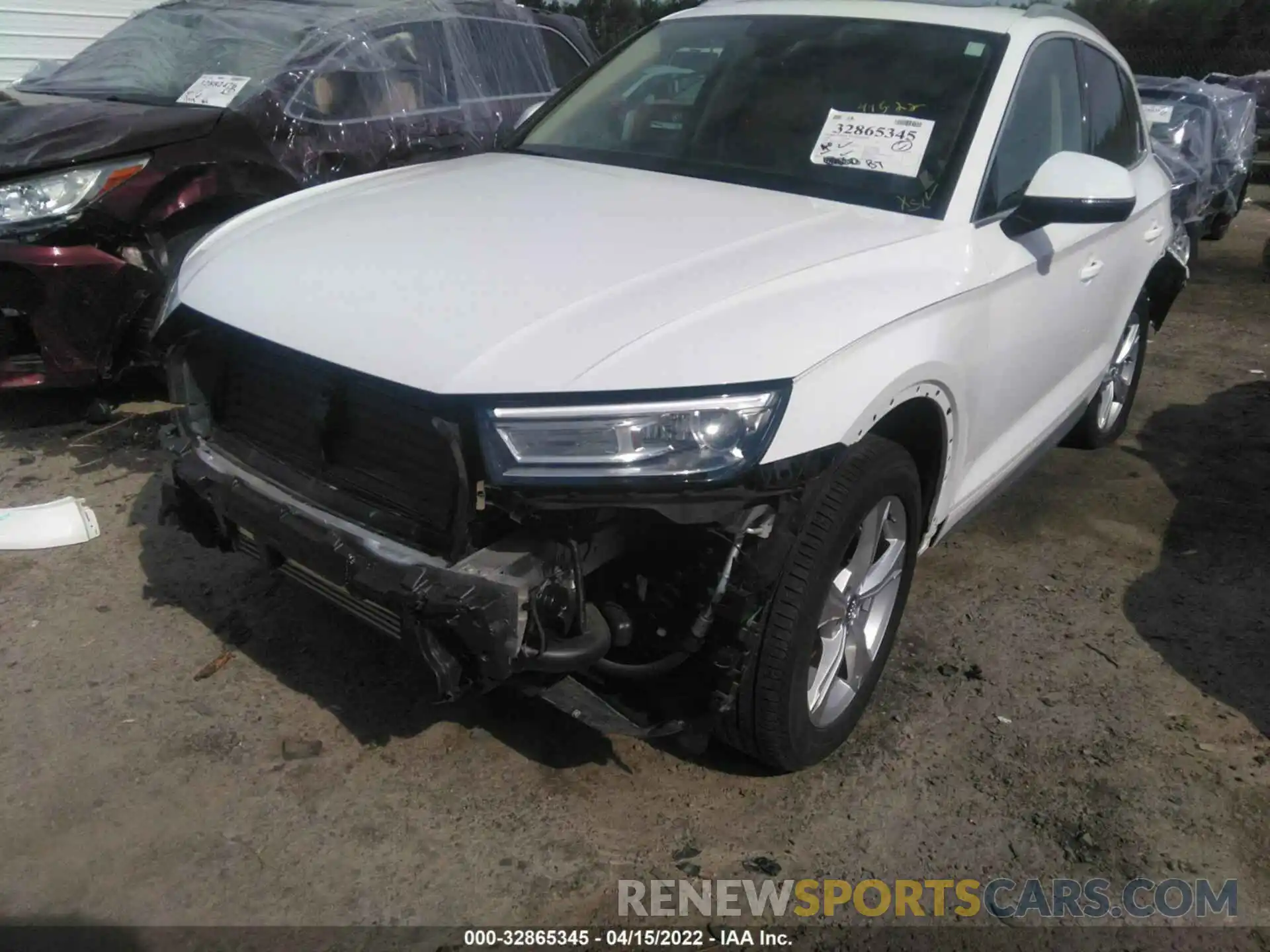 2 Photograph of a damaged car WA1ANAFY9L2022378 AUDI Q5 2020