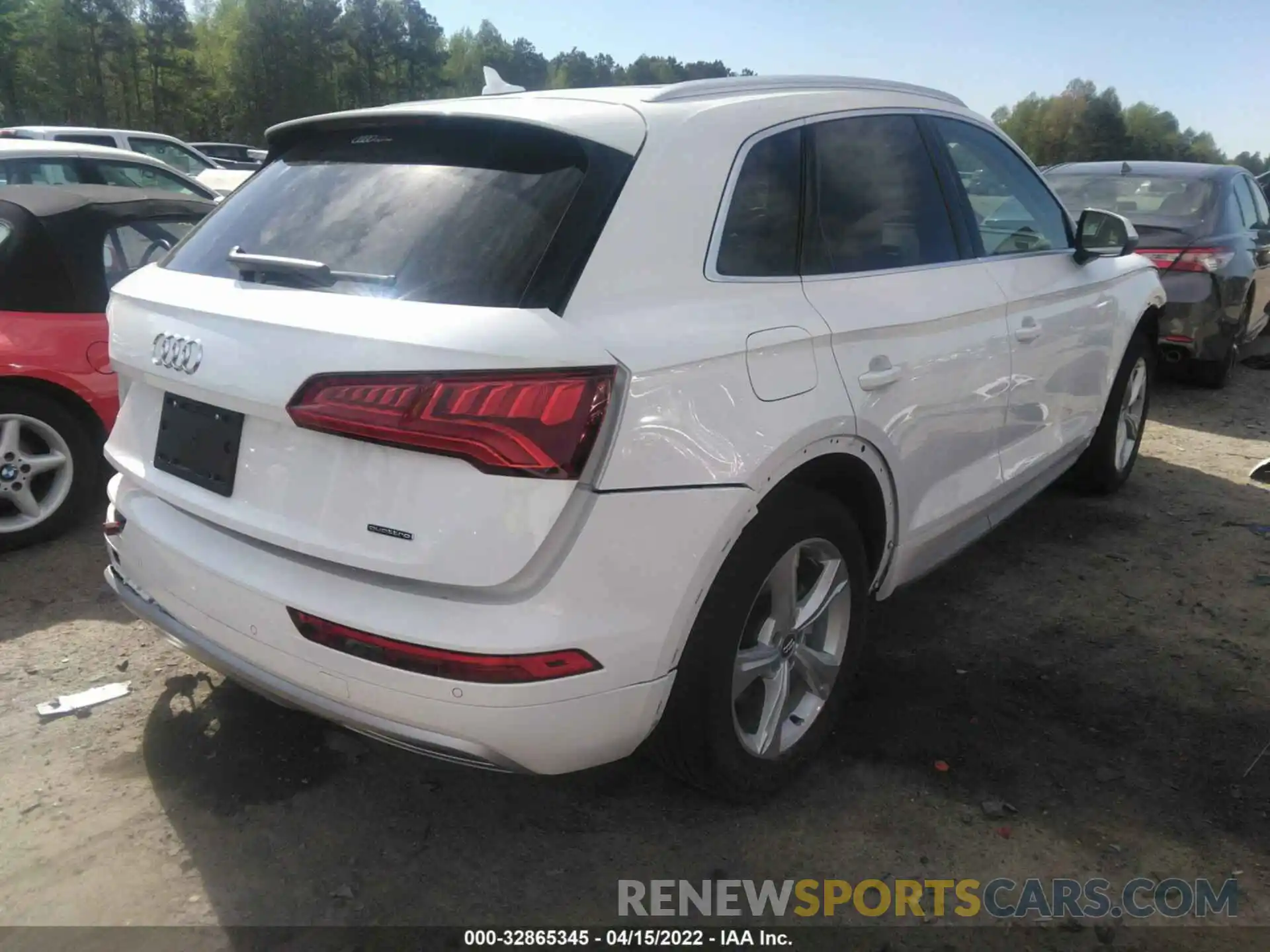 4 Фотография поврежденного автомобиля WA1ANAFY9L2022378 AUDI Q5 2020