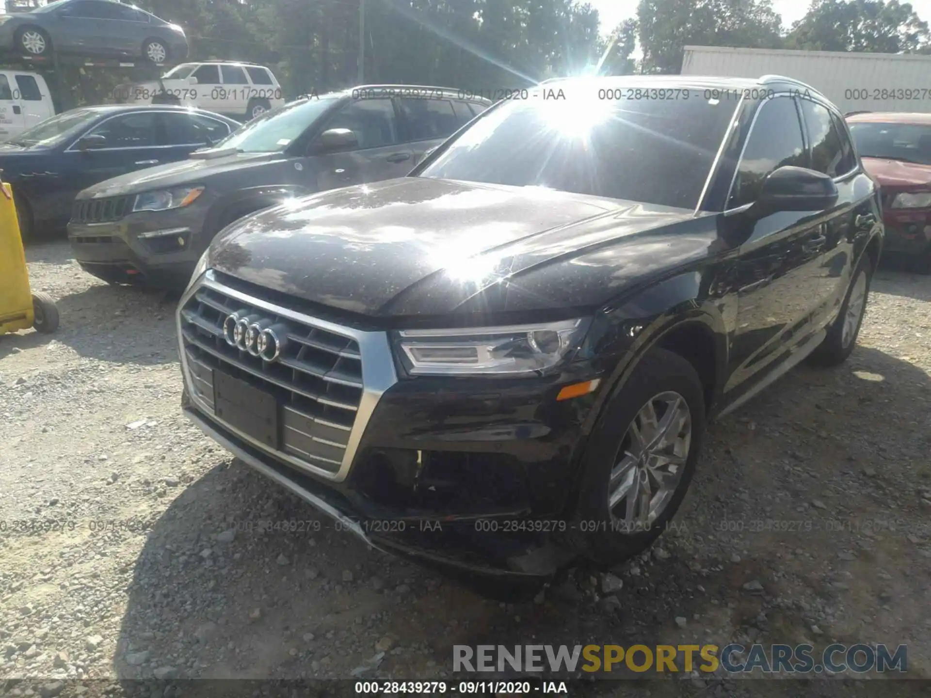 2 Фотография поврежденного автомобиля WA1ANAFY9L2037334 AUDI Q5 2020