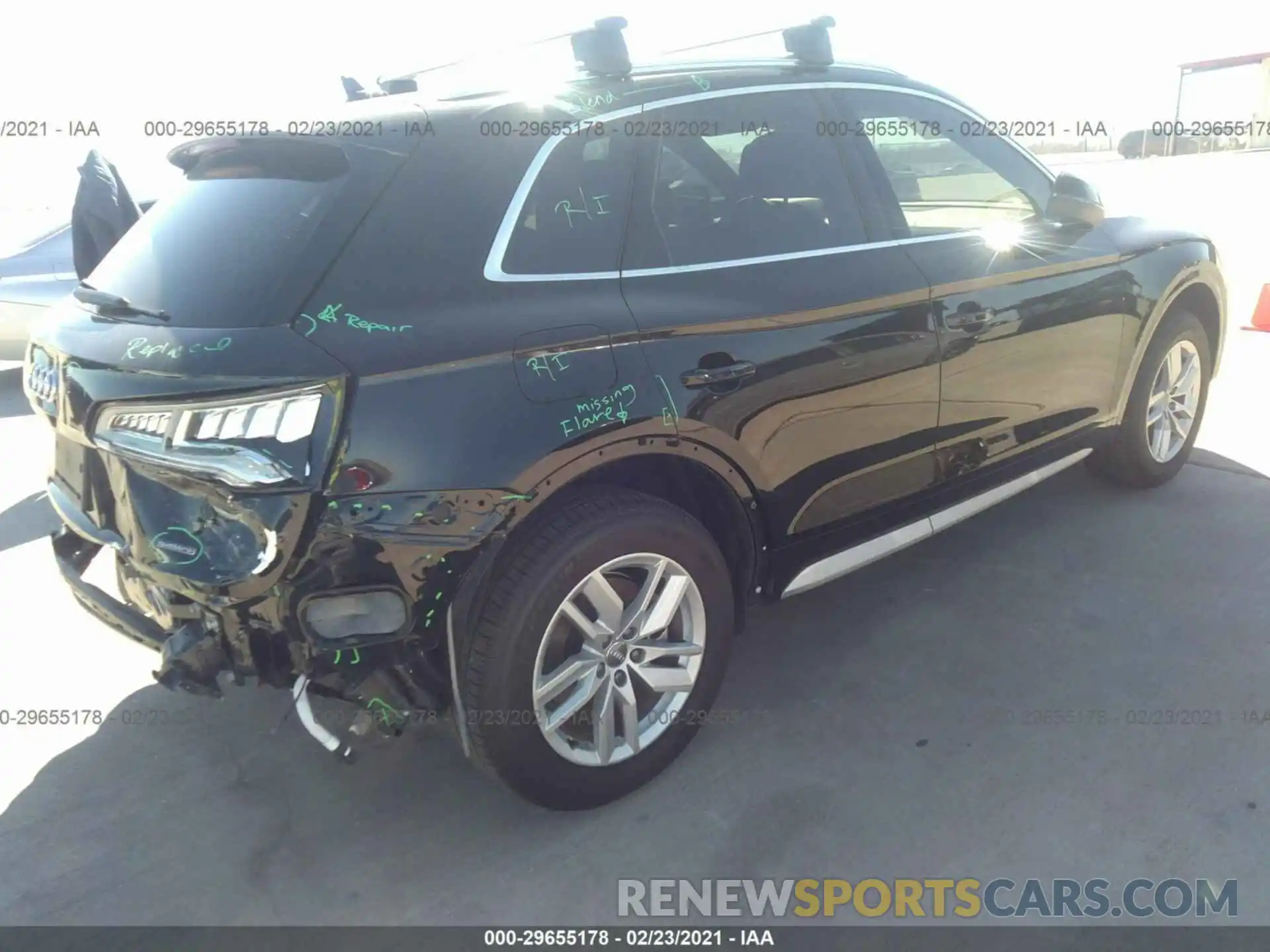 4 Фотография поврежденного автомобиля WA1ANAFY9L2056370 AUDI Q5 2020