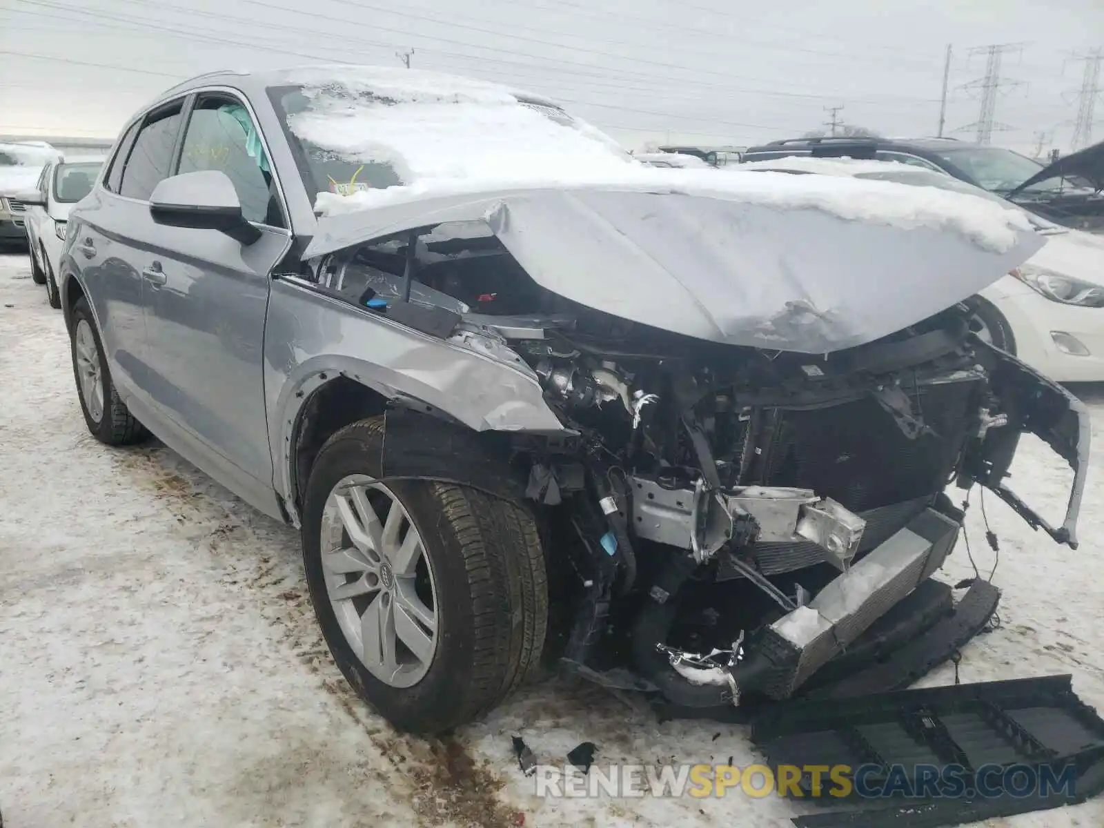 1 Photograph of a damaged car WA1ANAFY9L2070284 AUDI Q5 2020