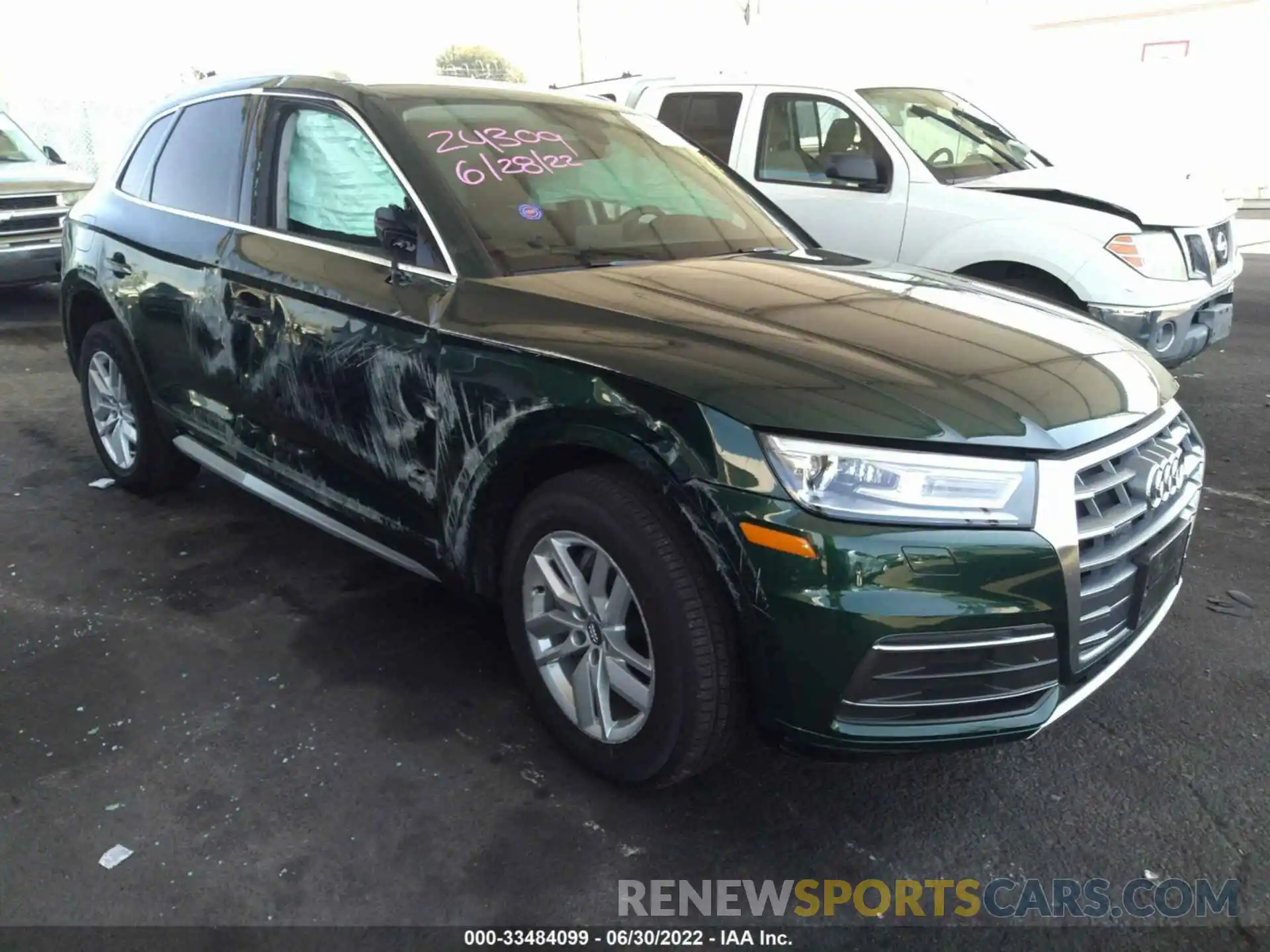 1 Photograph of a damaged car WA1ANAFY9L2091409 AUDI Q5 2020