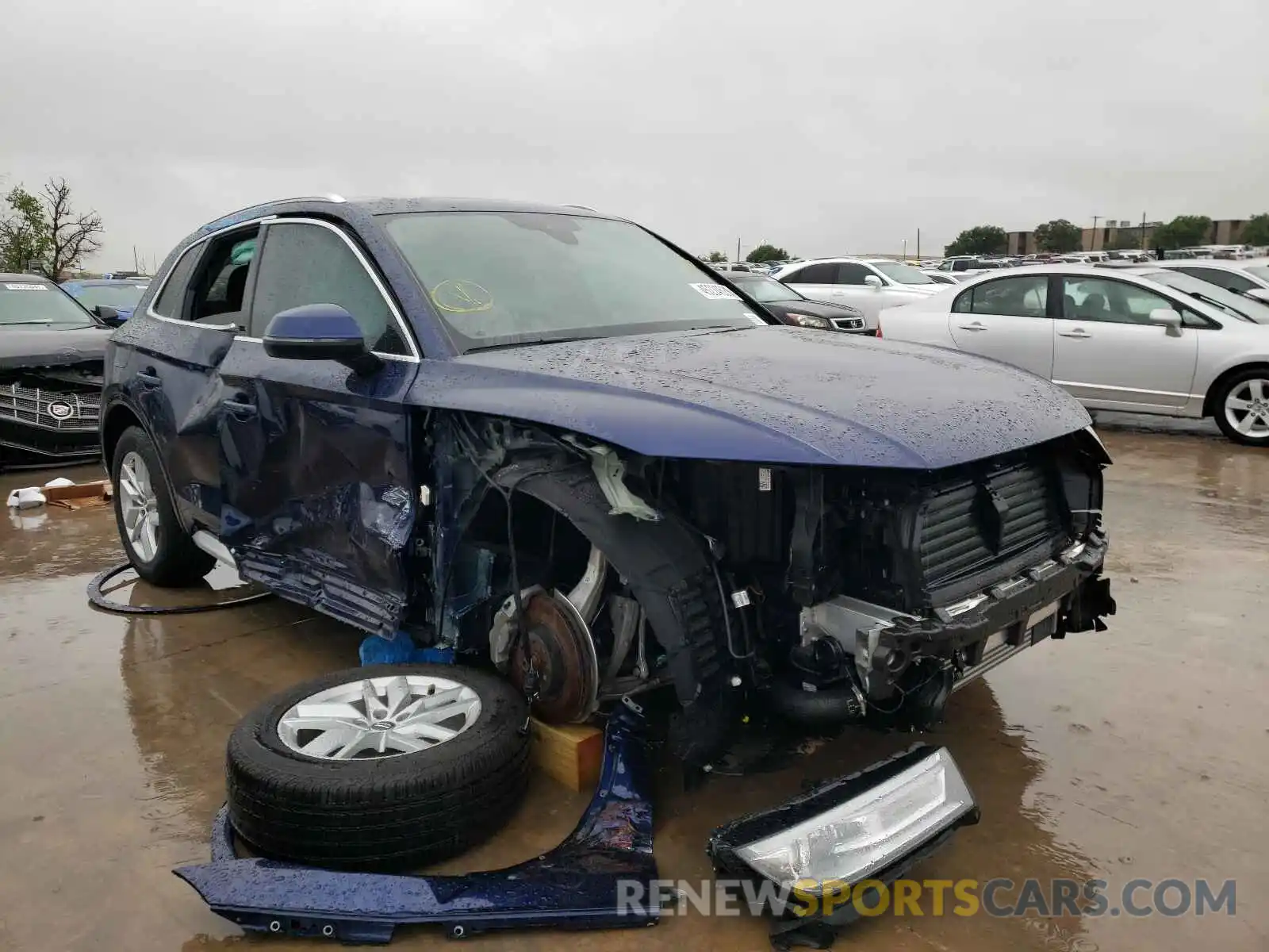 1 Photograph of a damaged car WA1ANAFY9L2116096 AUDI Q5 2020