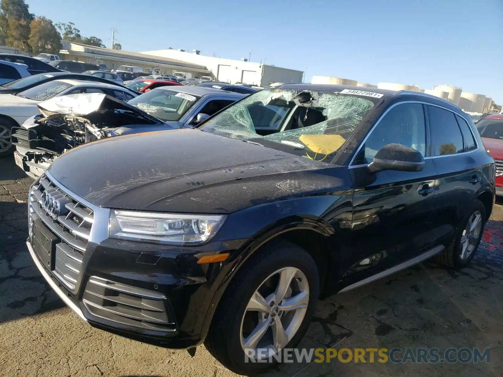 2 Photograph of a damaged car WA1ANAFYXL2017268 AUDI Q5 2020