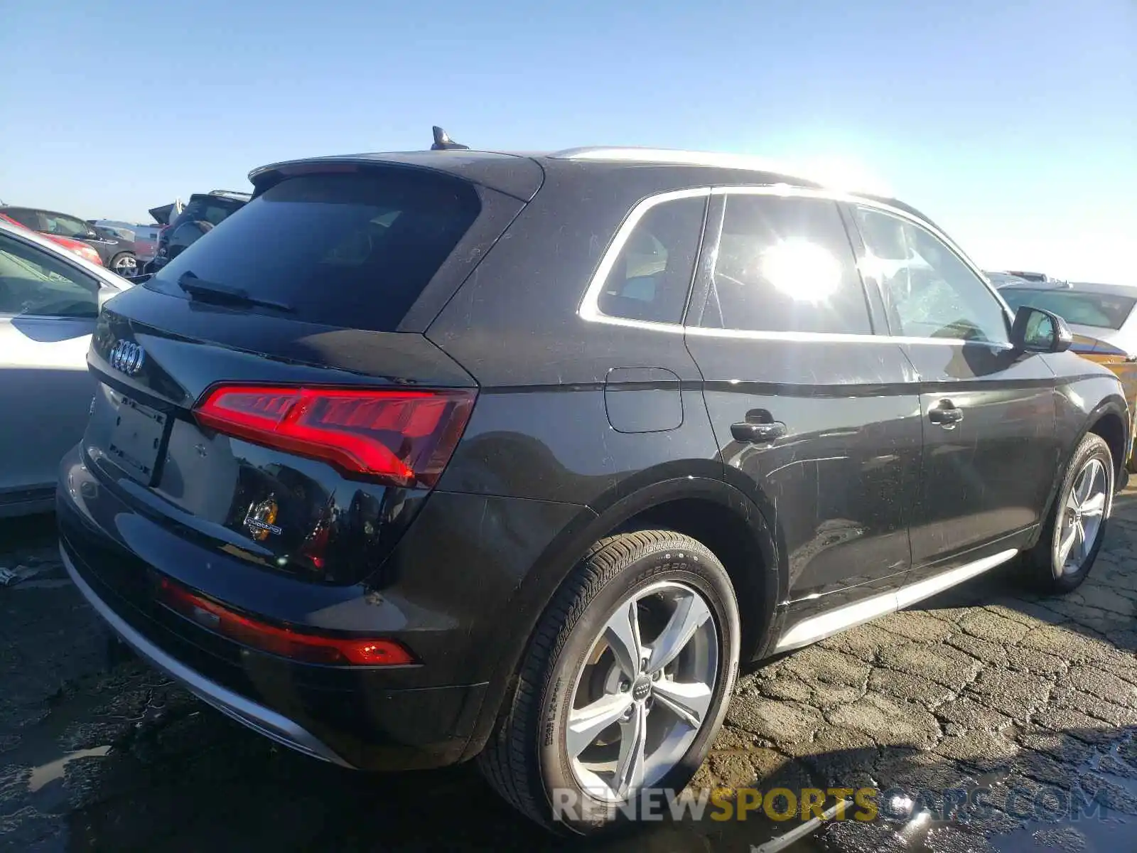 4 Фотография поврежденного автомобиля WA1ANAFYXL2017268 AUDI Q5 2020