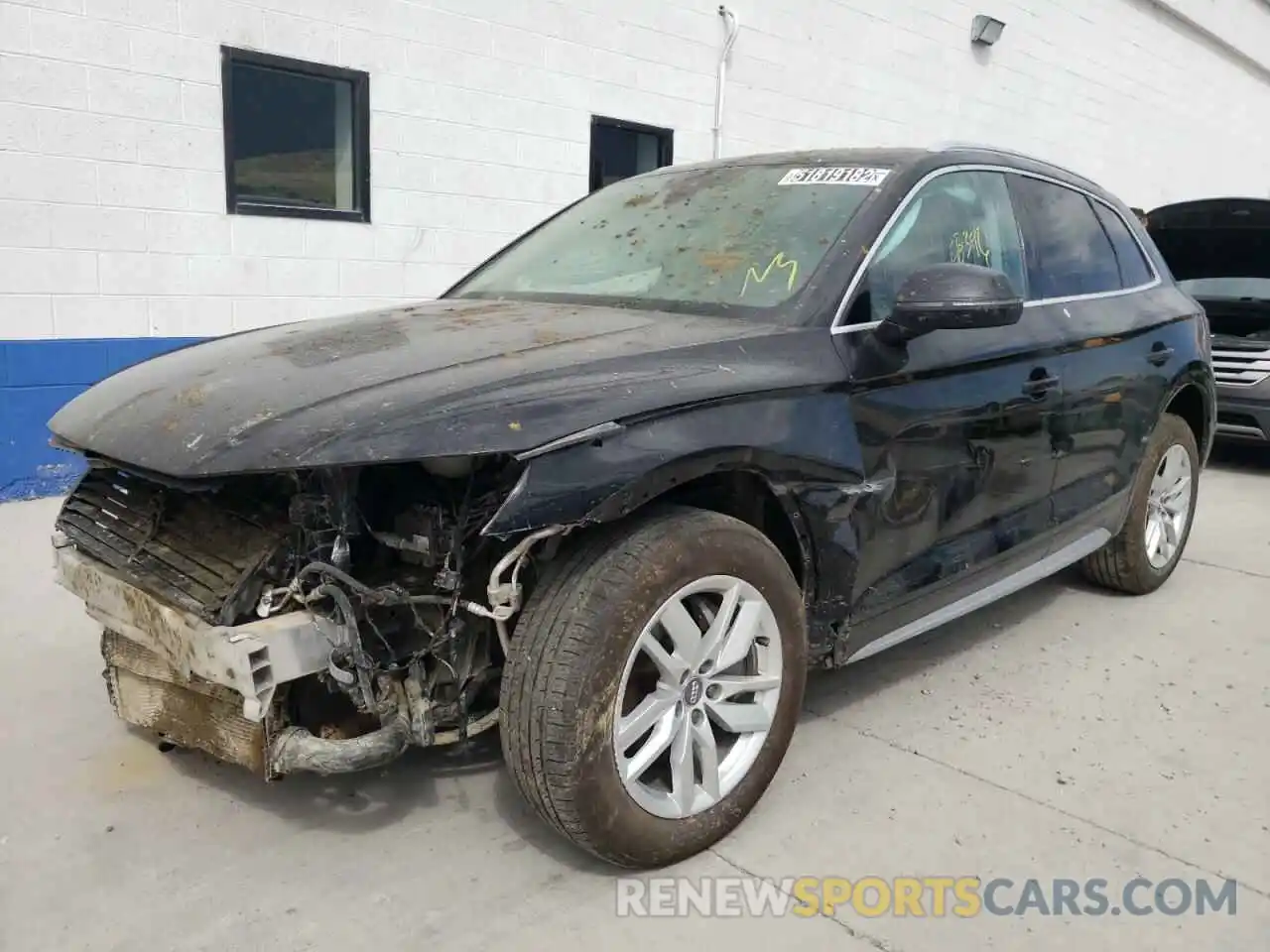 2 Фотография поврежденного автомобиля WA1ANAFYXL2022986 AUDI Q5 2020