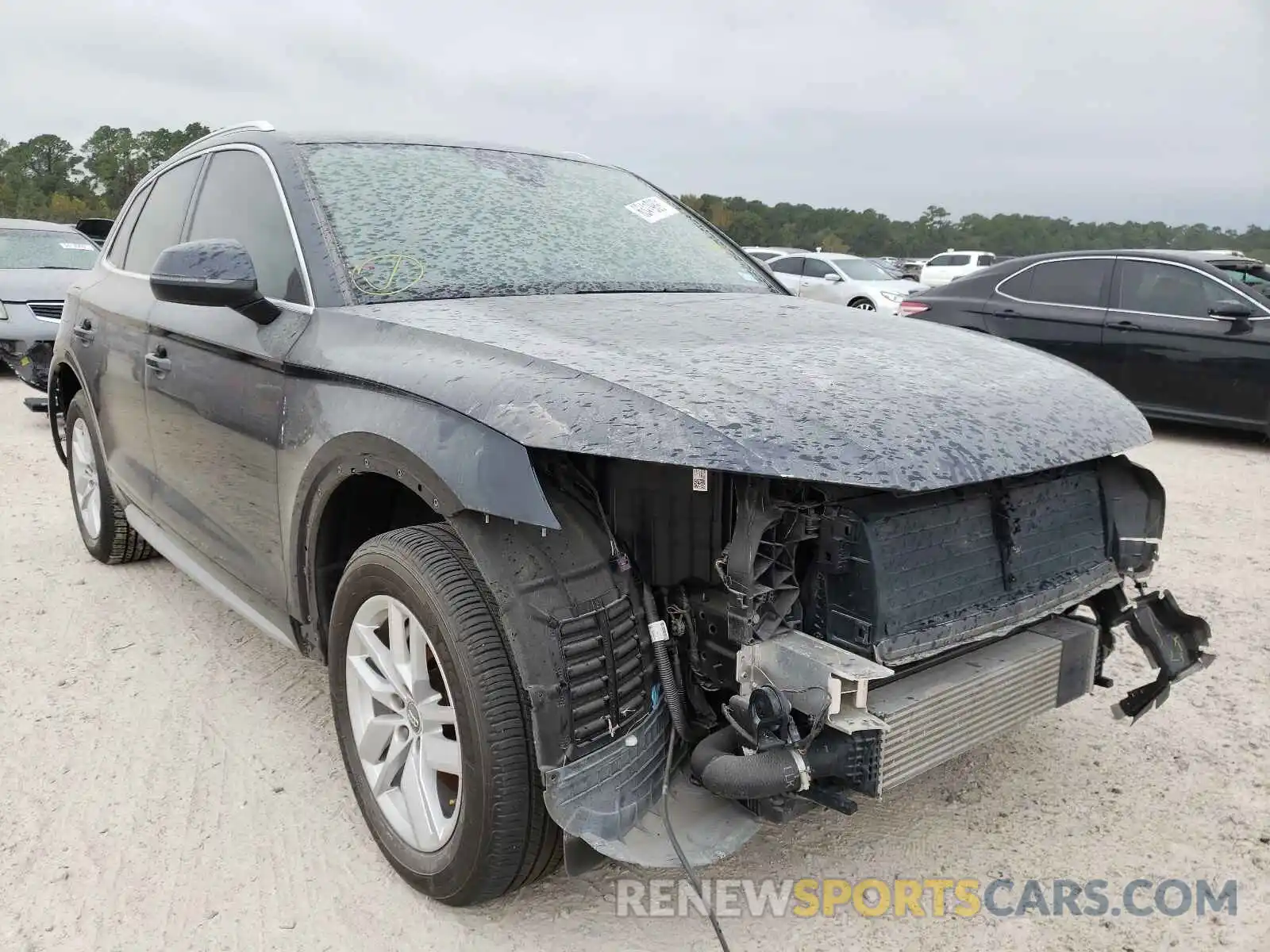 1 Photograph of a damaged car WA1ANAFYXL2055972 AUDI Q5 2020