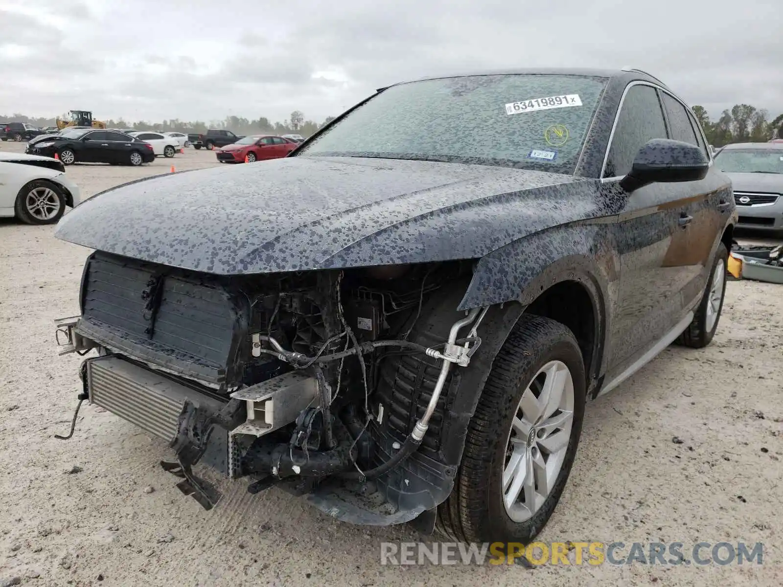 2 Photograph of a damaged car WA1ANAFYXL2055972 AUDI Q5 2020