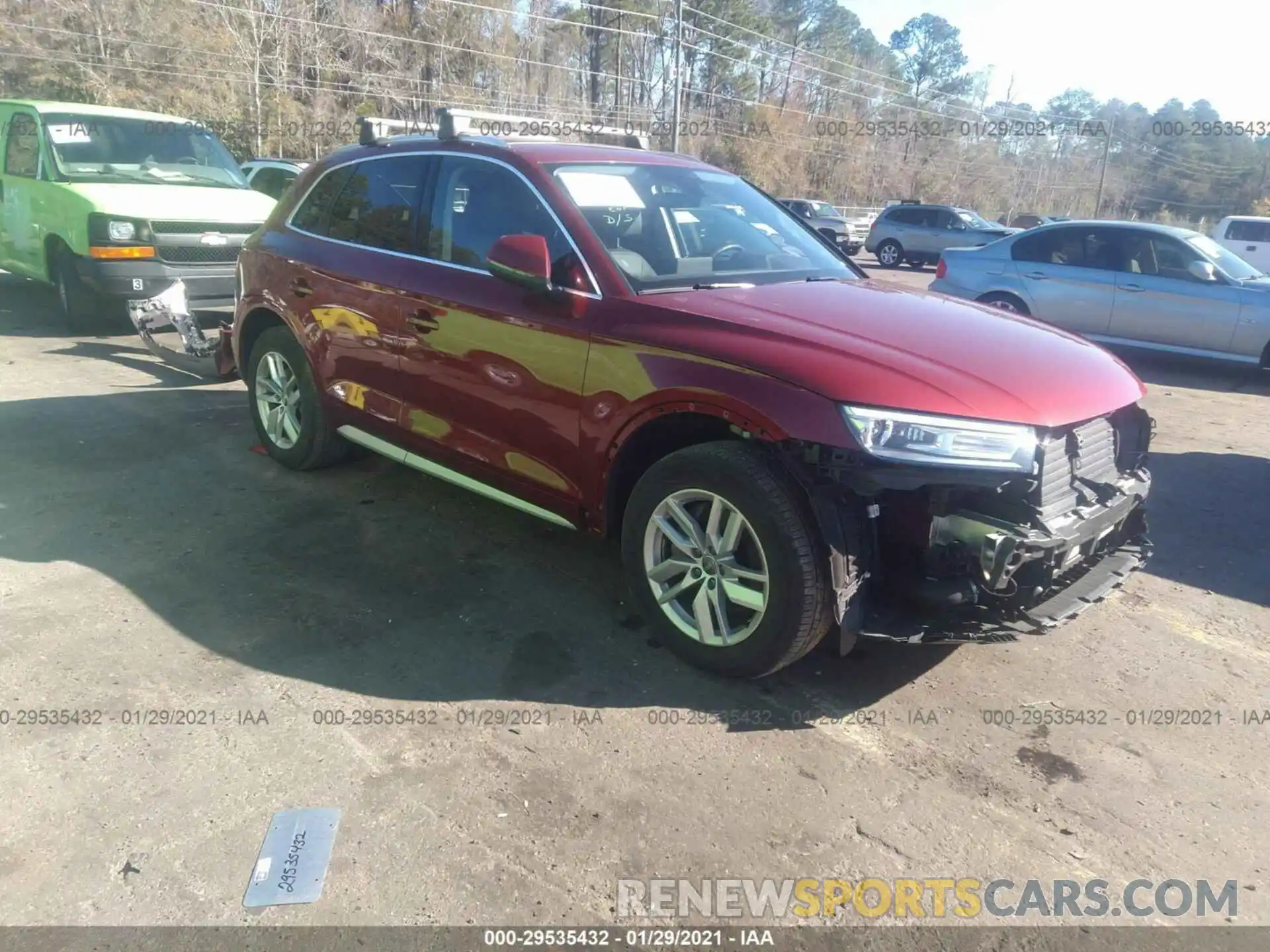 1 Photograph of a damaged car WA1ANAFYXL2061190 AUDI Q5 2020