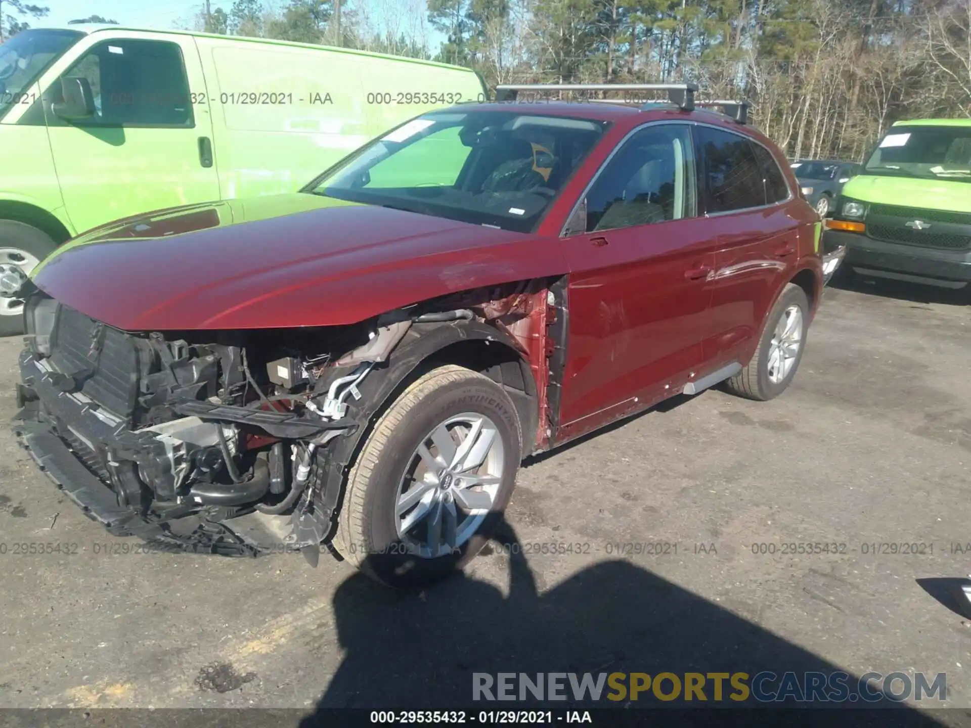 2 Photograph of a damaged car WA1ANAFYXL2061190 AUDI Q5 2020