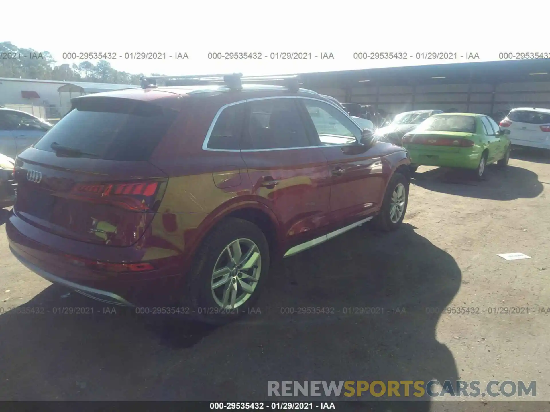 4 Фотография поврежденного автомобиля WA1ANAFYXL2061190 AUDI Q5 2020