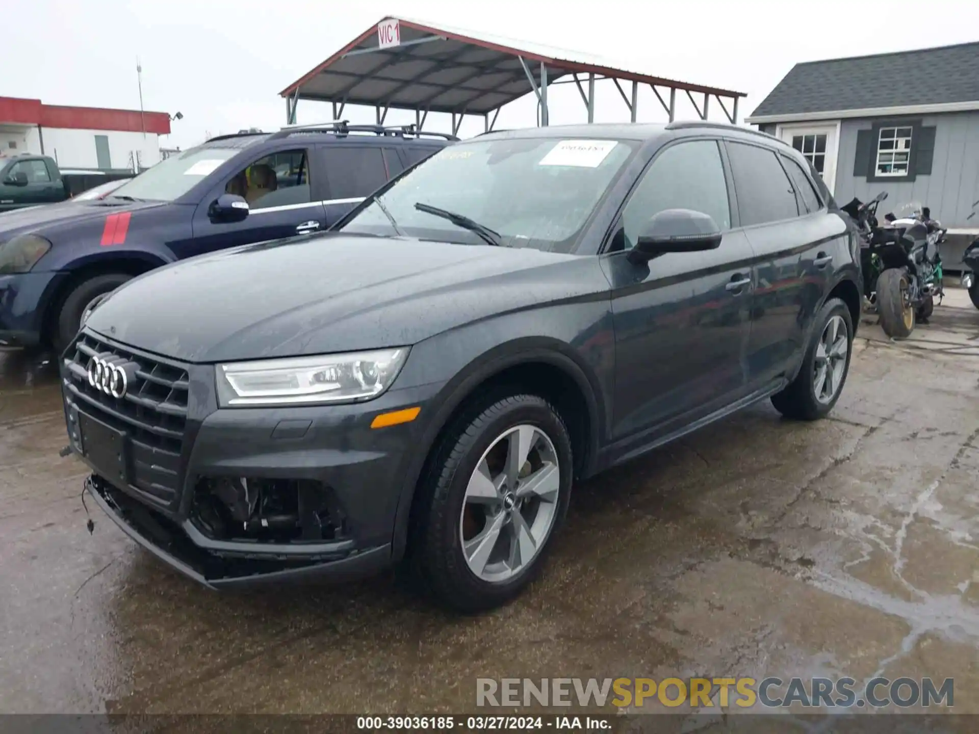 2 Фотография поврежденного автомобиля WA1ANAFYXL2077762 AUDI Q5 2020