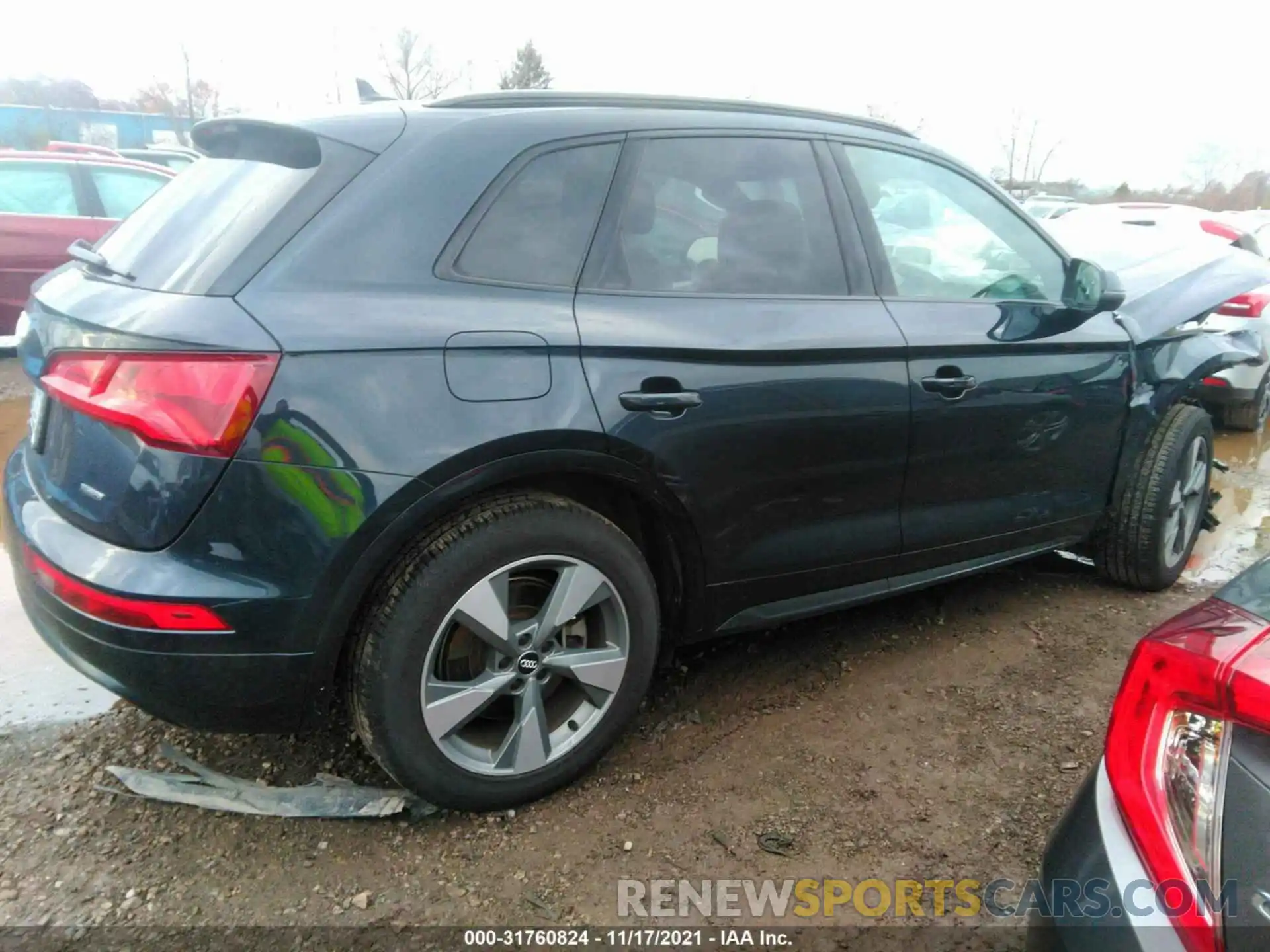 4 Фотография поврежденного автомобиля WA1ANAFYXL2101624 AUDI Q5 2020