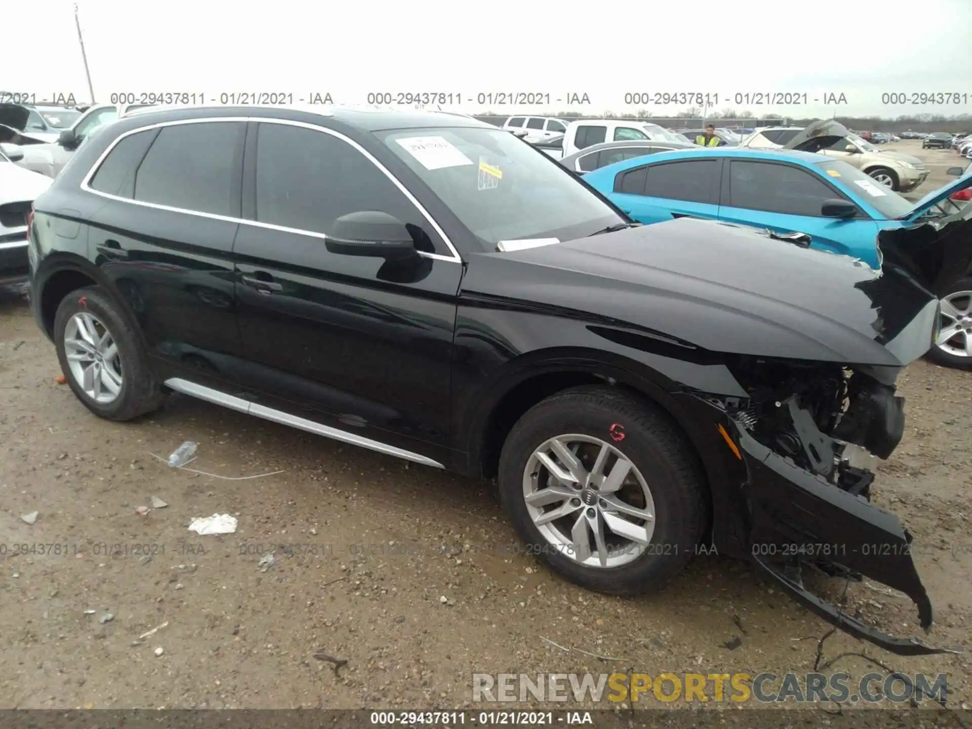 1 Photograph of a damaged car WA1ANAFYXL2105091 AUDI Q5 2020