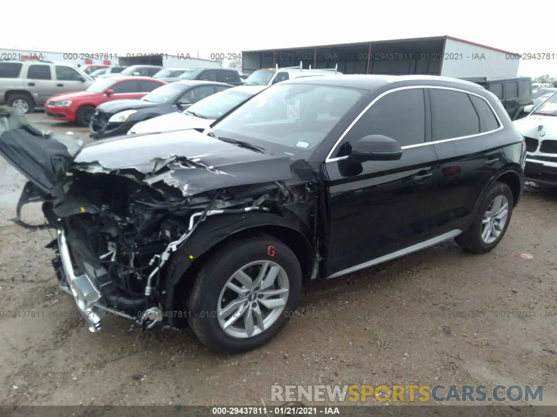 2 Photograph of a damaged car WA1ANAFYXL2105091 AUDI Q5 2020