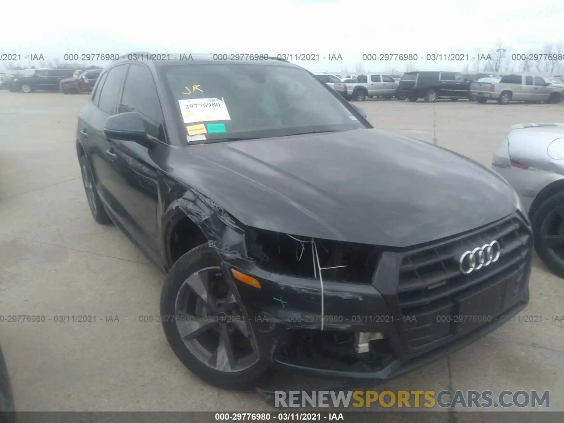 1 Photograph of a damaged car WA1ANAFYXL2109187 AUDI Q5 2020