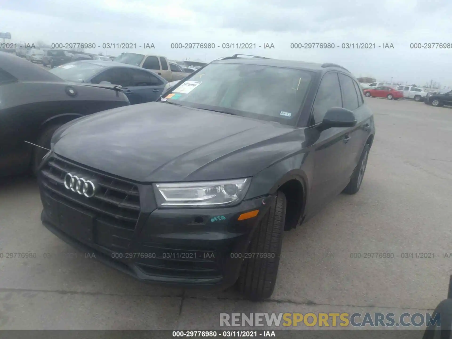 2 Photograph of a damaged car WA1ANAFYXL2109187 AUDI Q5 2020