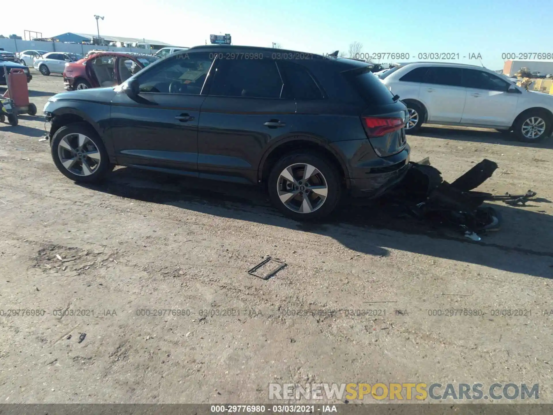 3 Фотография поврежденного автомобиля WA1ANAFYXL2109187 AUDI Q5 2020