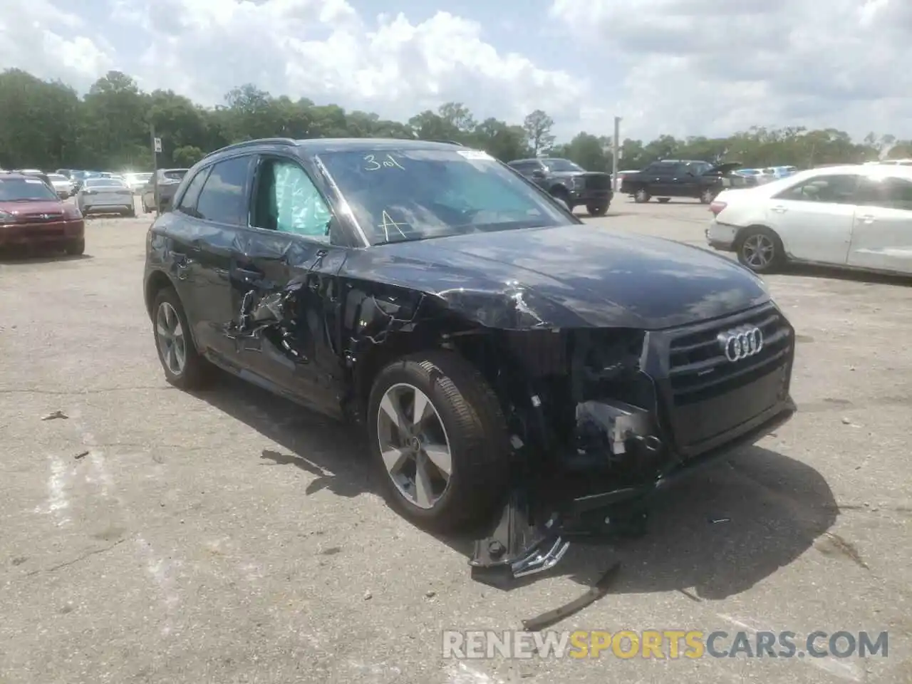 1 Photograph of a damaged car WA1ANAFYXL2121260 AUDI Q5 2020