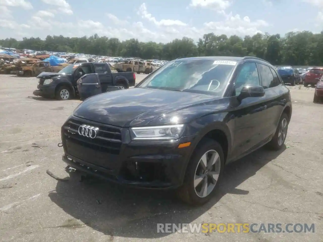 2 Фотография поврежденного автомобиля WA1ANAFYXL2121260 AUDI Q5 2020