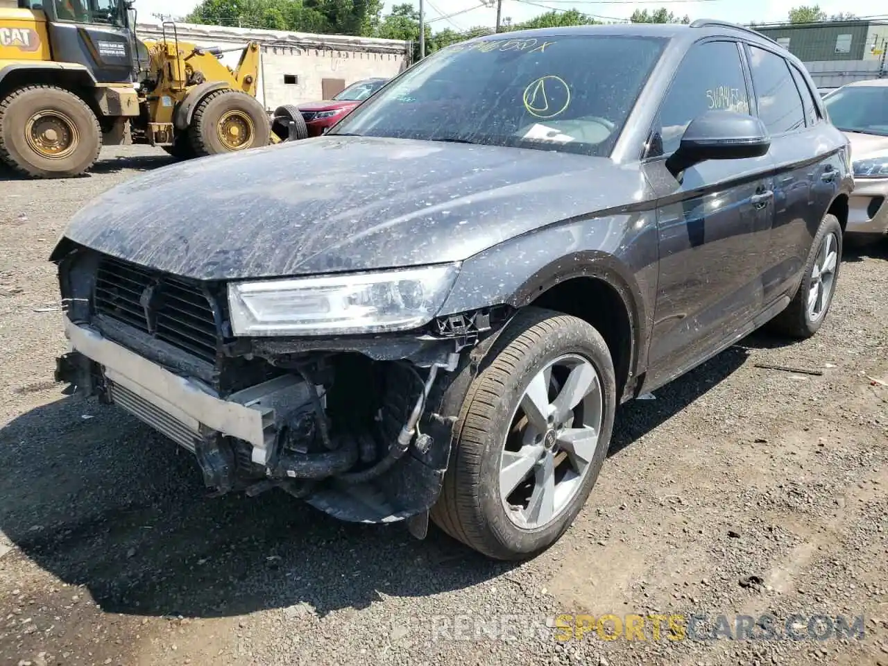 2 Фотография поврежденного автомобиля WA1ANAFYXL2123168 AUDI Q5 2020