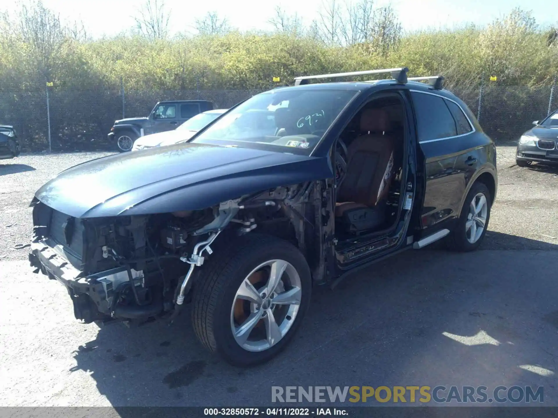 2 Фотография поврежденного автомобиля WA1BNAFY0L2007725 AUDI Q5 2020