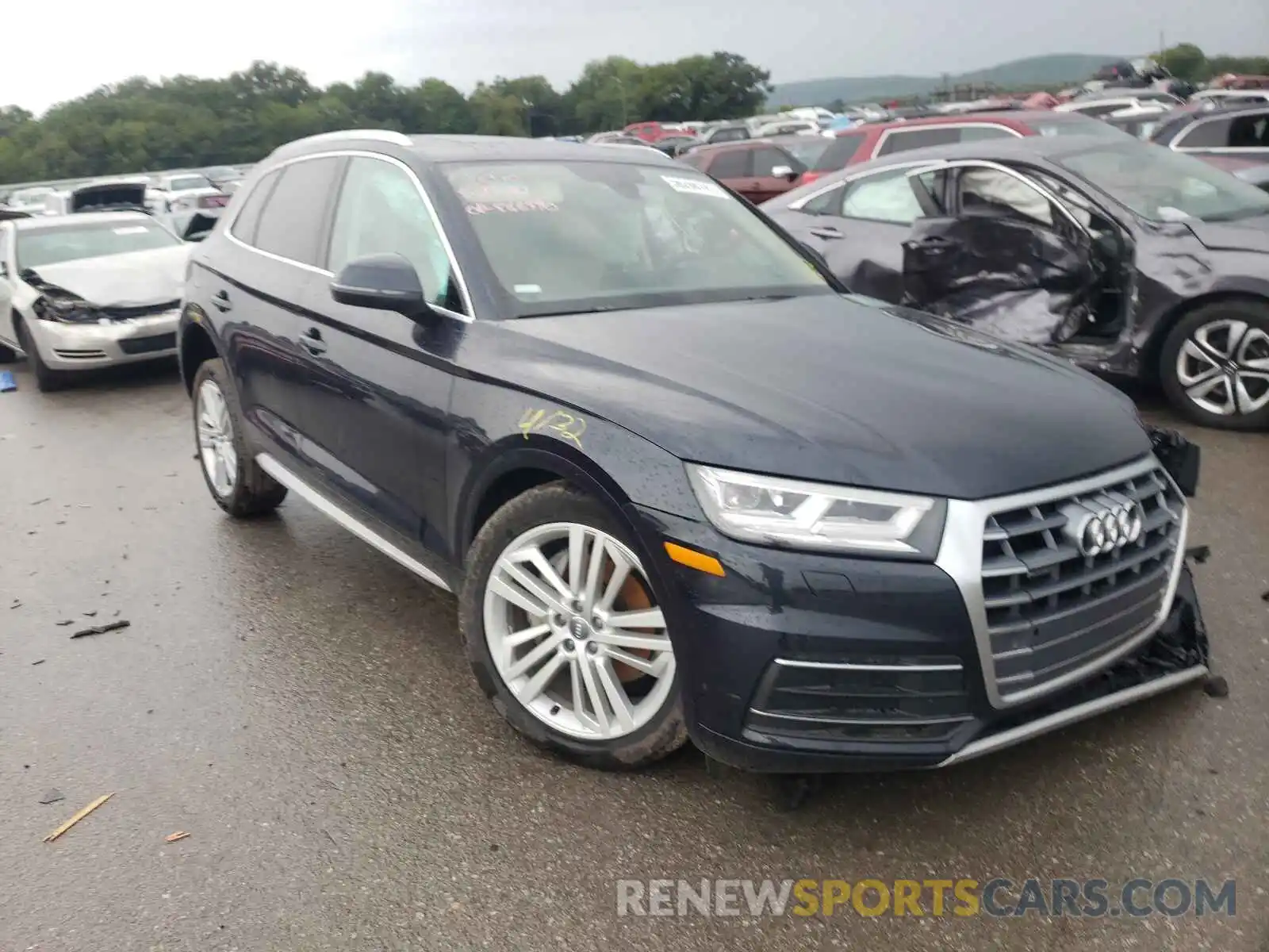 1 Photograph of a damaged car WA1BNAFY0L2032124 AUDI Q5 2020