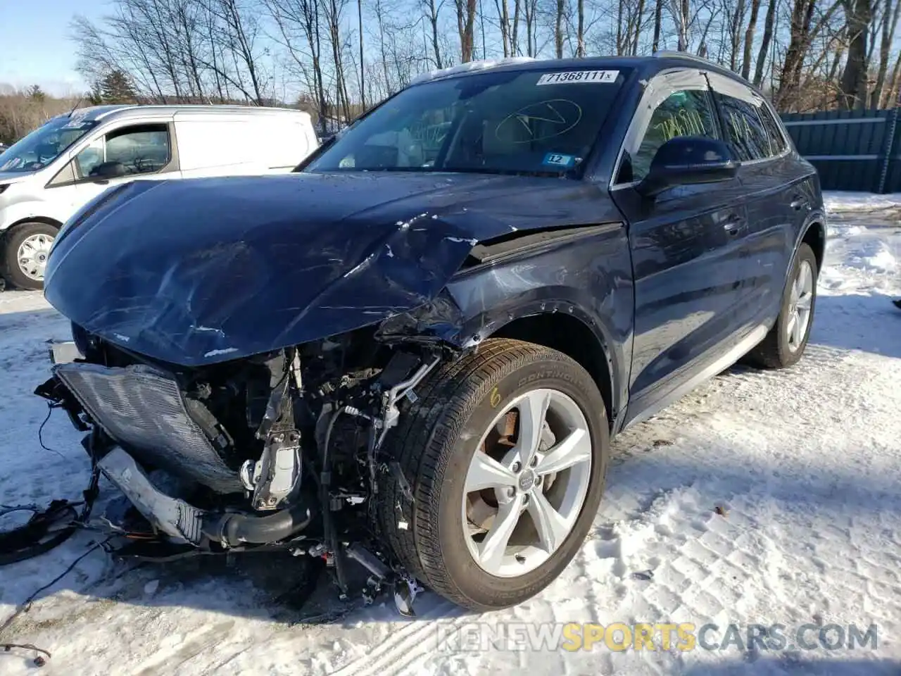 2 Фотография поврежденного автомобиля WA1BNAFY0L2035461 AUDI Q5 2020