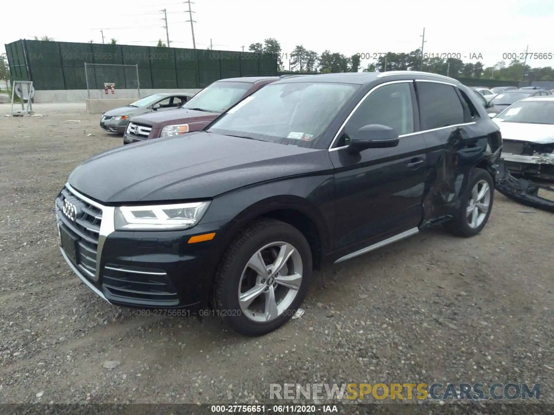 2 Фотография поврежденного автомобиля WA1BNAFY0L2035766 AUDI Q5 2020