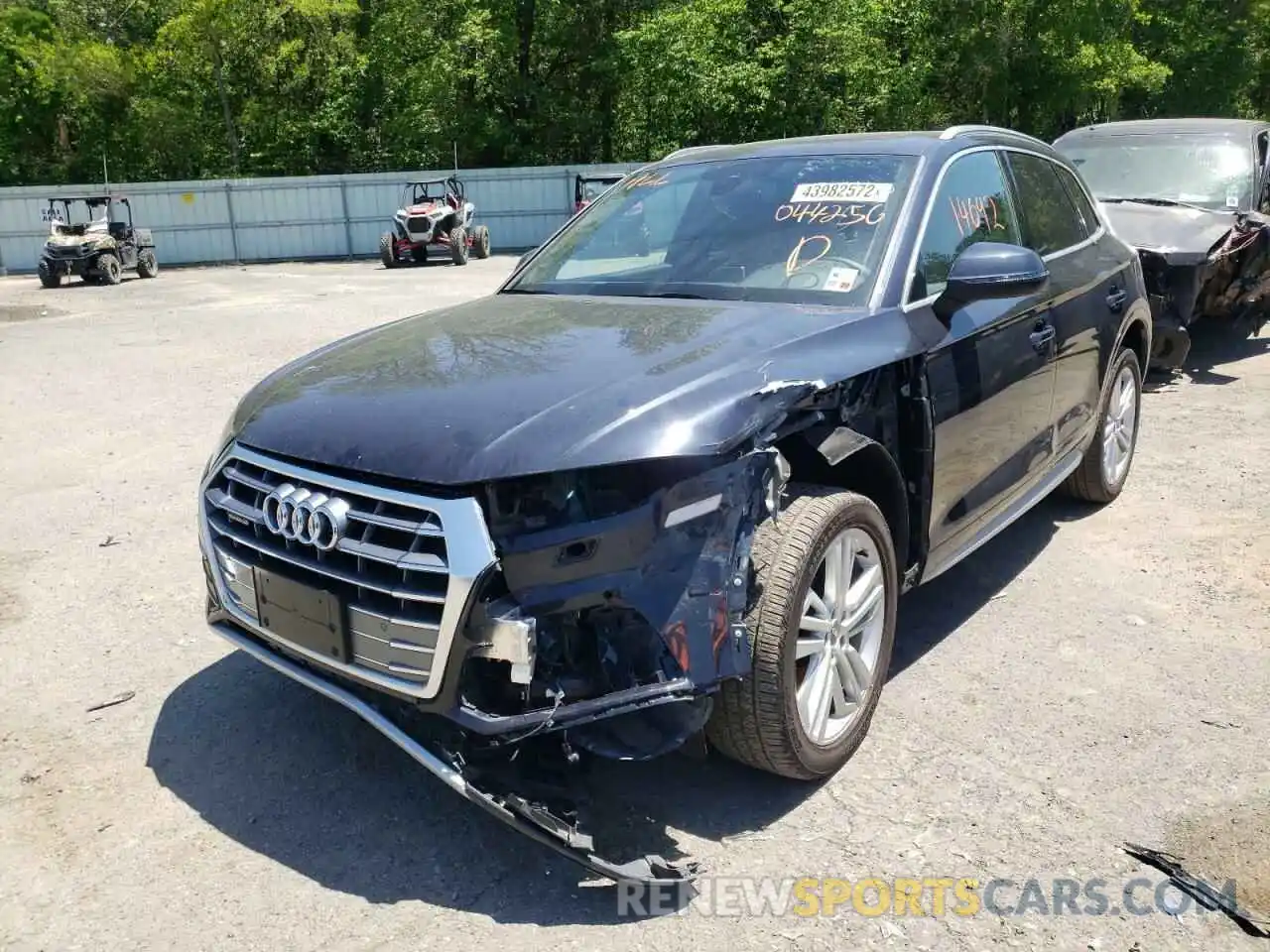 2 Фотография поврежденного автомобиля WA1BNAFY0L2044256 AUDI Q5 2020