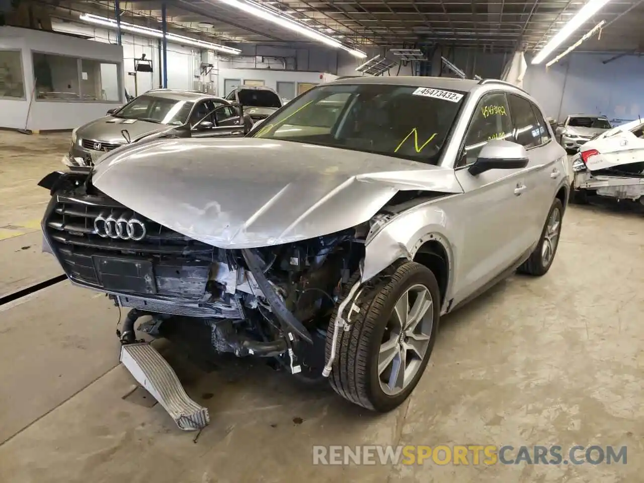 2 Фотография поврежденного автомобиля WA1BNAFY0L2049778 AUDI Q5 2020