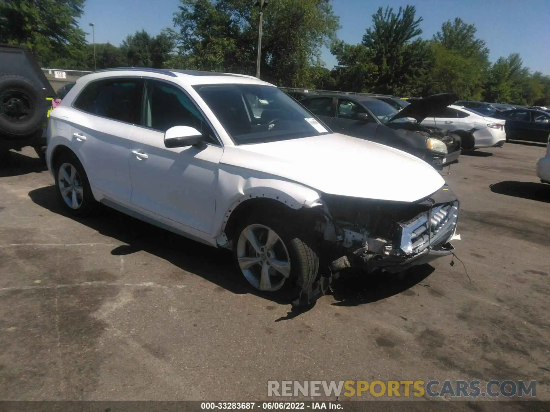 1 Photograph of a damaged car WA1BNAFY0L2057833 AUDI Q5 2020