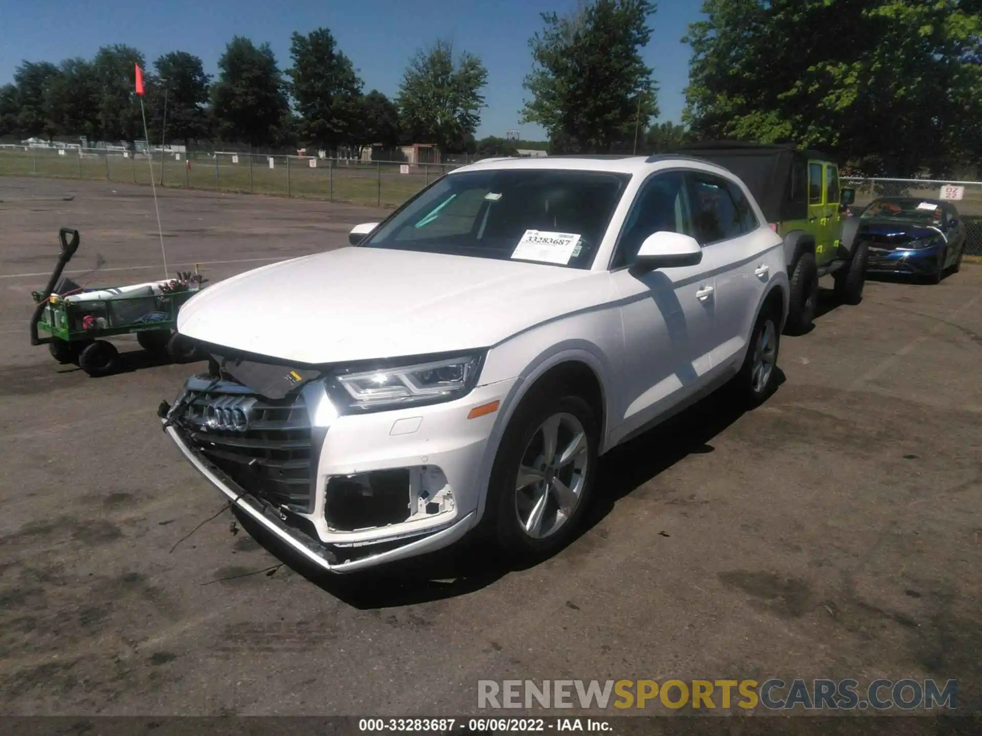 2 Фотография поврежденного автомобиля WA1BNAFY0L2057833 AUDI Q5 2020