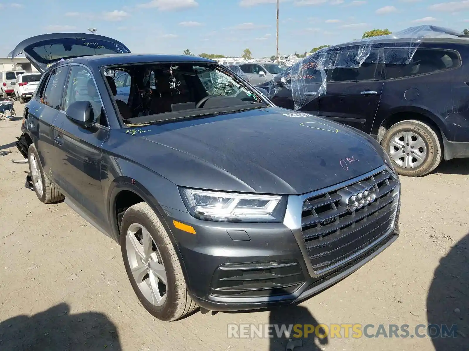 1 Photograph of a damaged car WA1BNAFY0L2076222 AUDI Q5 2020