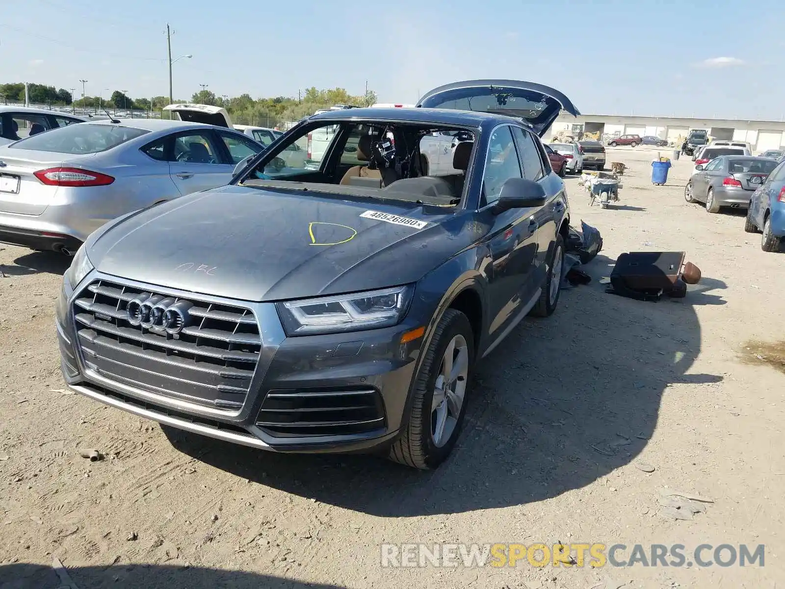 2 Photograph of a damaged car WA1BNAFY0L2076222 AUDI Q5 2020