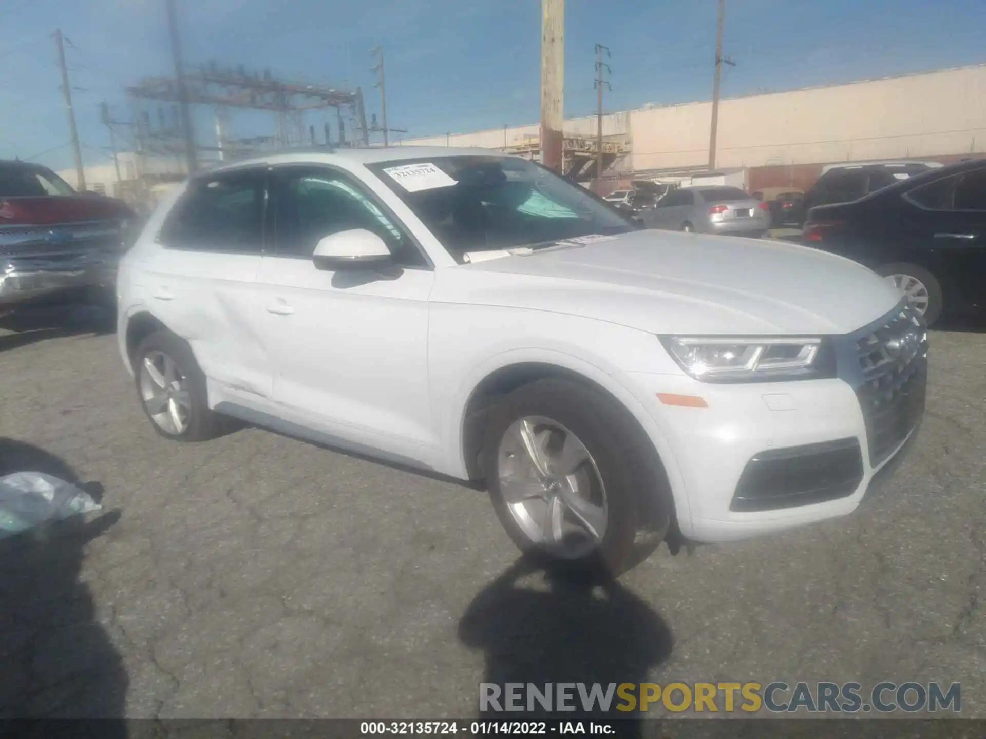 1 Photograph of a damaged car WA1BNAFY1L2012996 AUDI Q5 2020