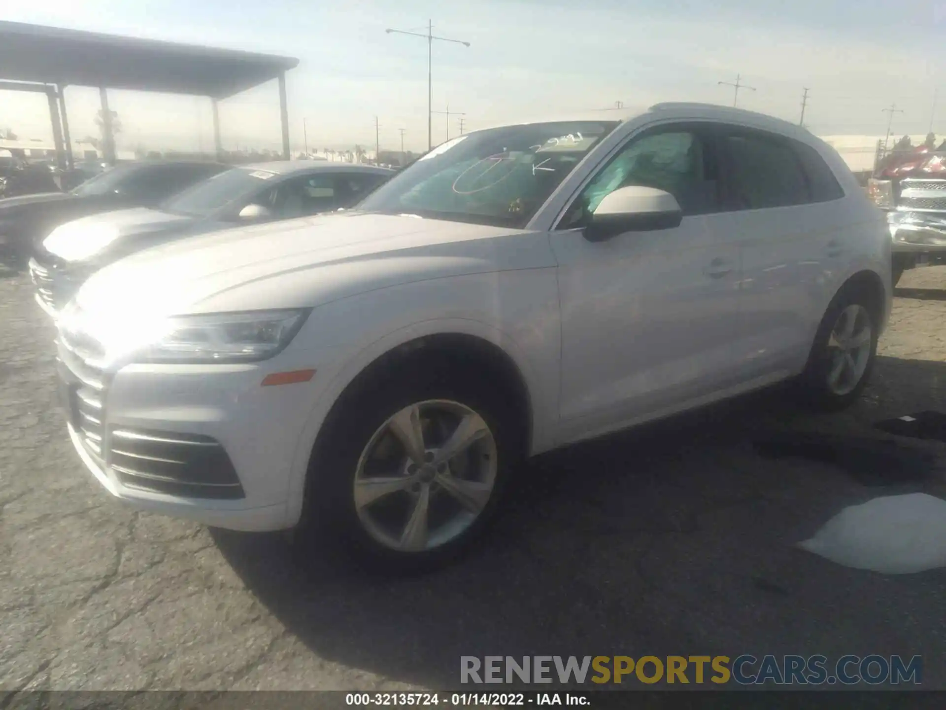 2 Фотография поврежденного автомобиля WA1BNAFY1L2012996 AUDI Q5 2020