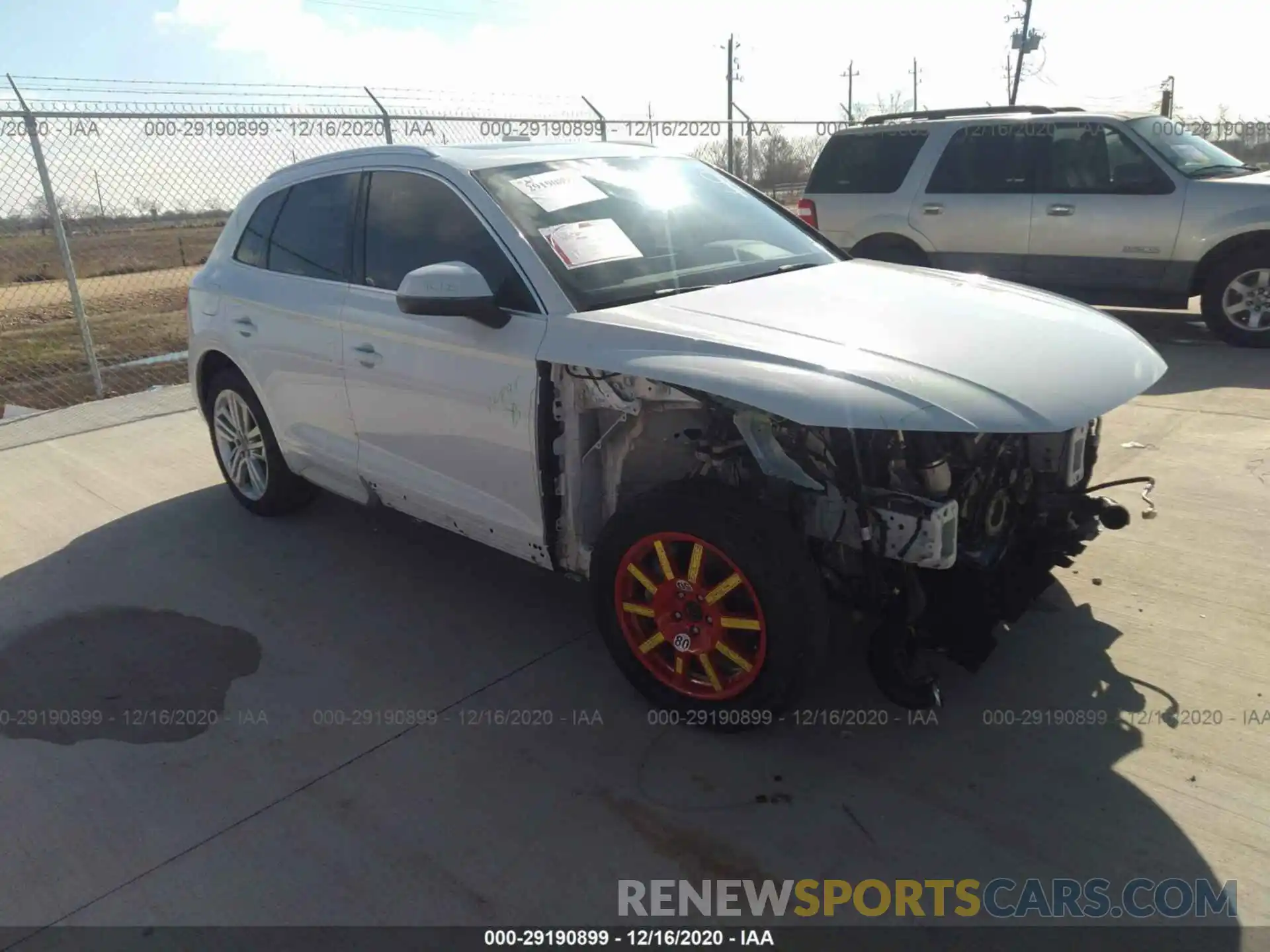 1 Photograph of a damaged car WA1BNAFY1L2021701 AUDI Q5 2020