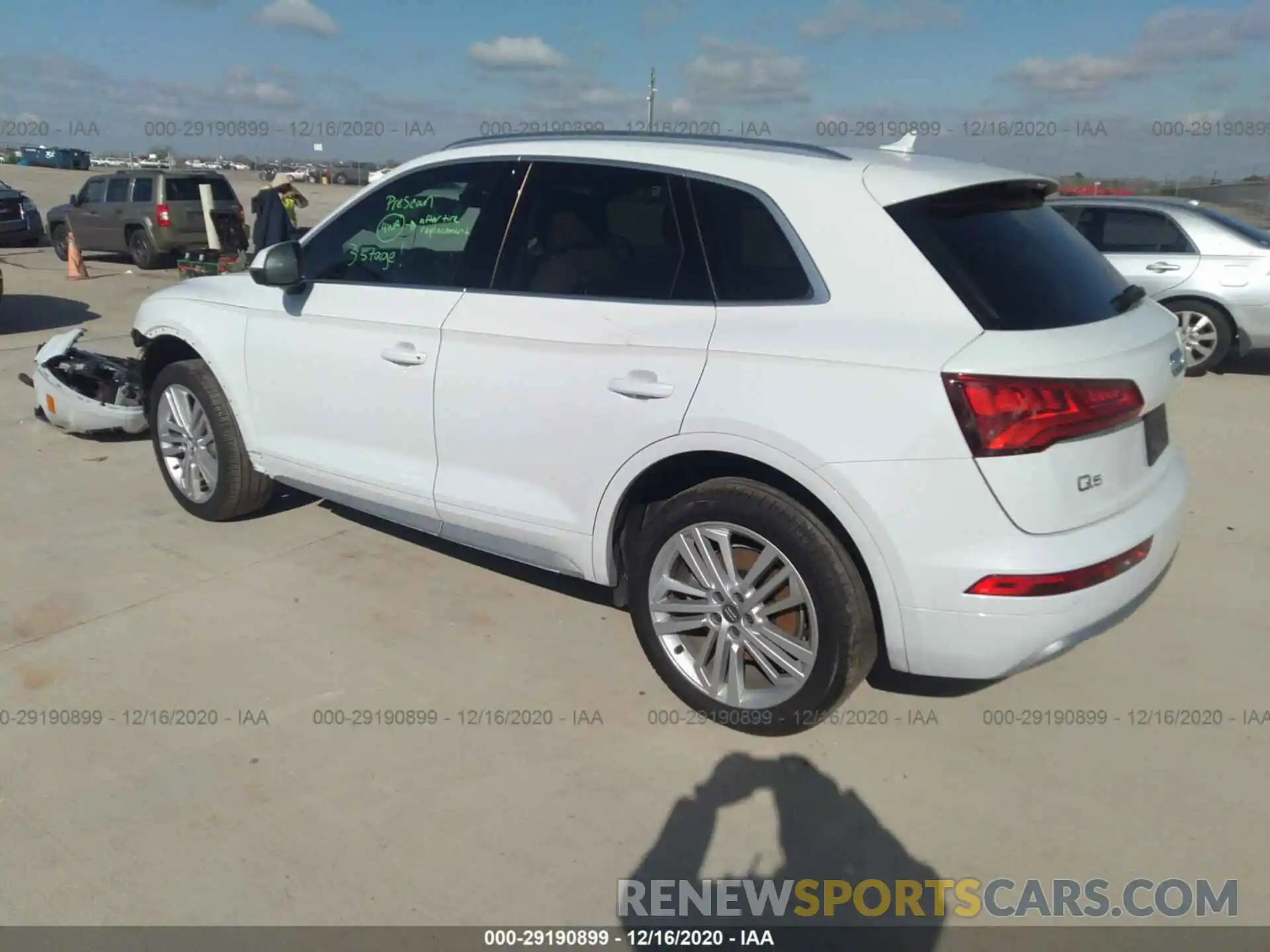 3 Фотография поврежденного автомобиля WA1BNAFY1L2021701 AUDI Q5 2020