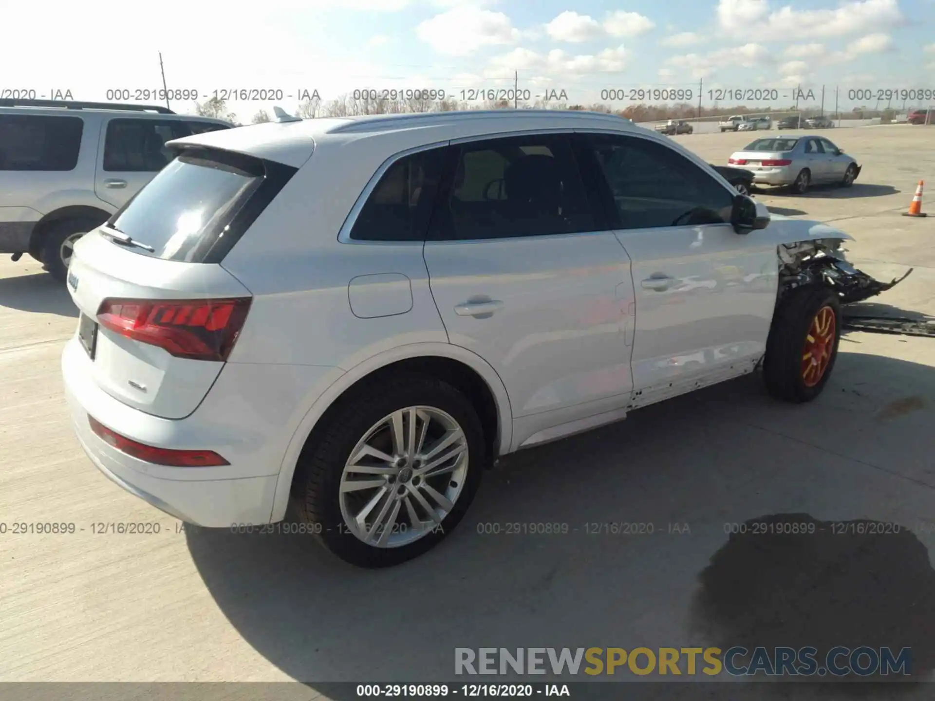 4 Фотография поврежденного автомобиля WA1BNAFY1L2021701 AUDI Q5 2020