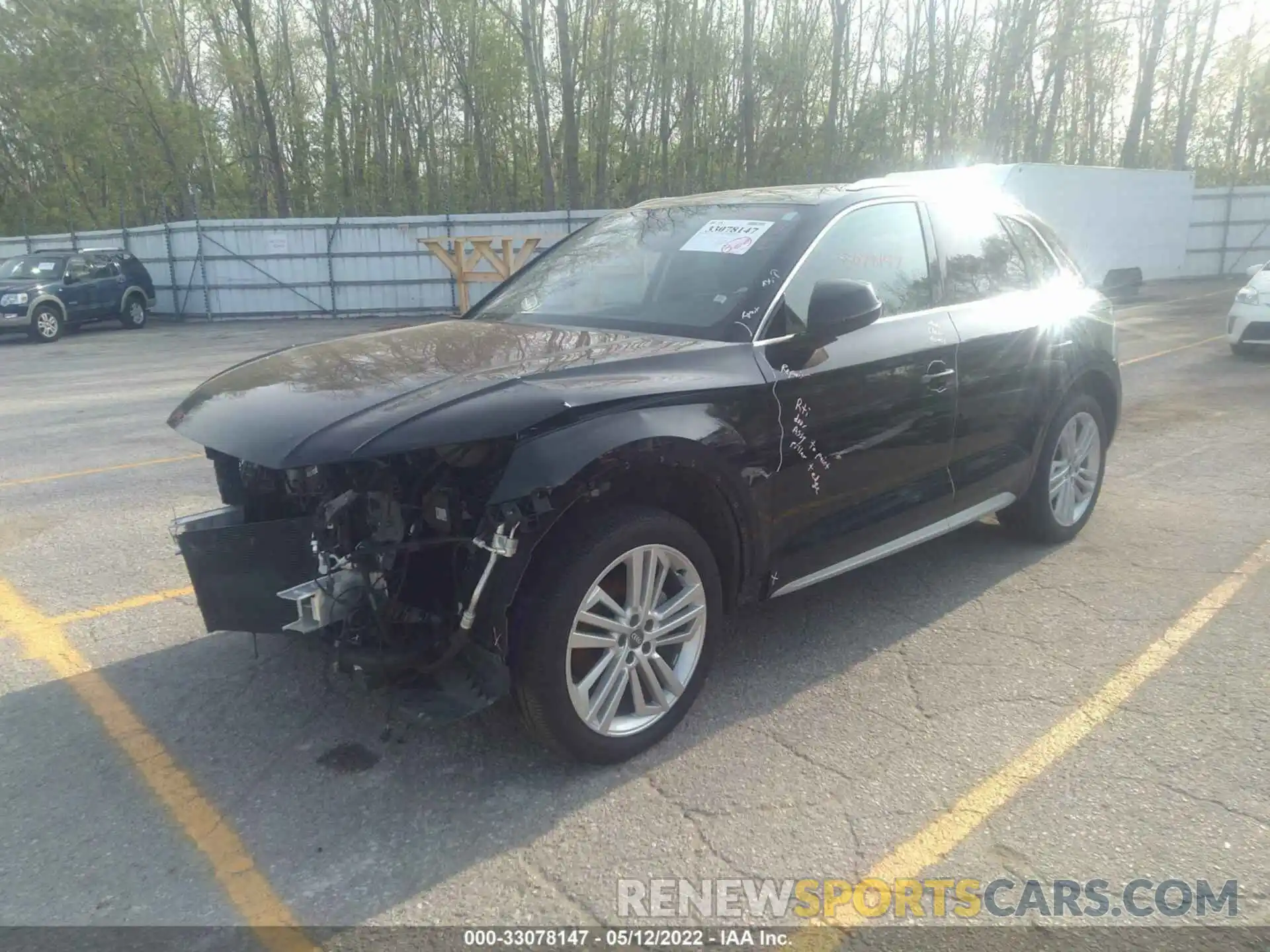 2 Фотография поврежденного автомобиля WA1BNAFY1L2039390 AUDI Q5 2020