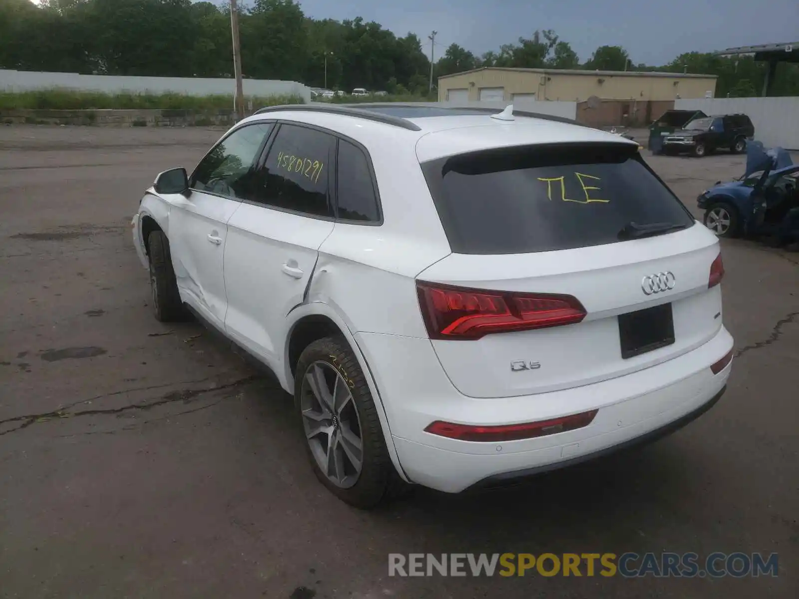 3 Фотография поврежденного автомобиля WA1BNAFY1L2053760 AUDI Q5 2020