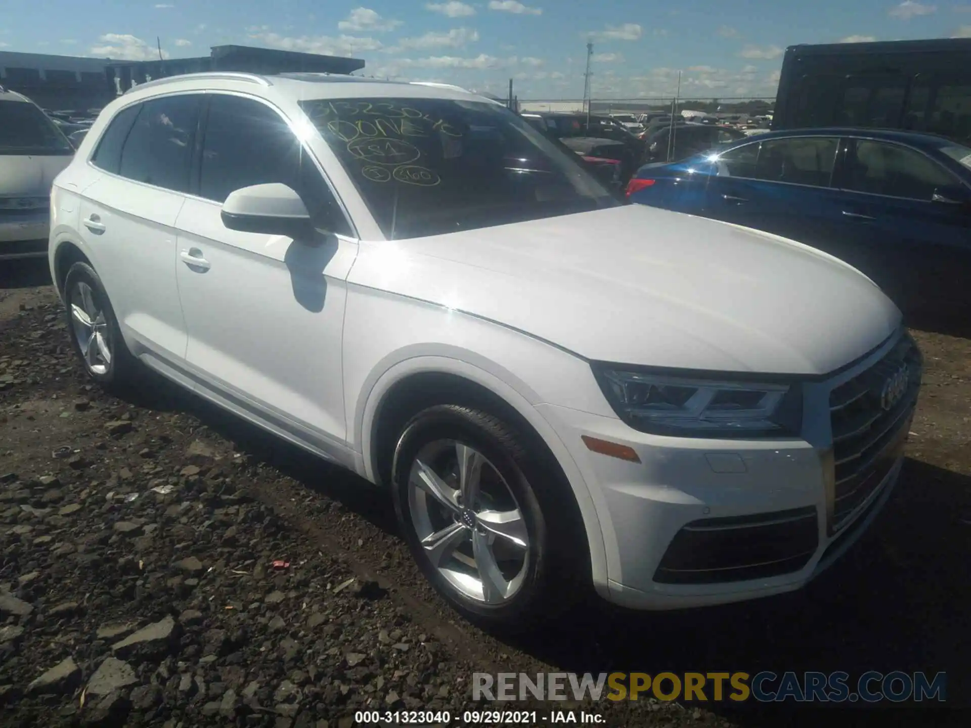 1 Фотография поврежденного автомобиля WA1BNAFY1L2058523 AUDI Q5 2020