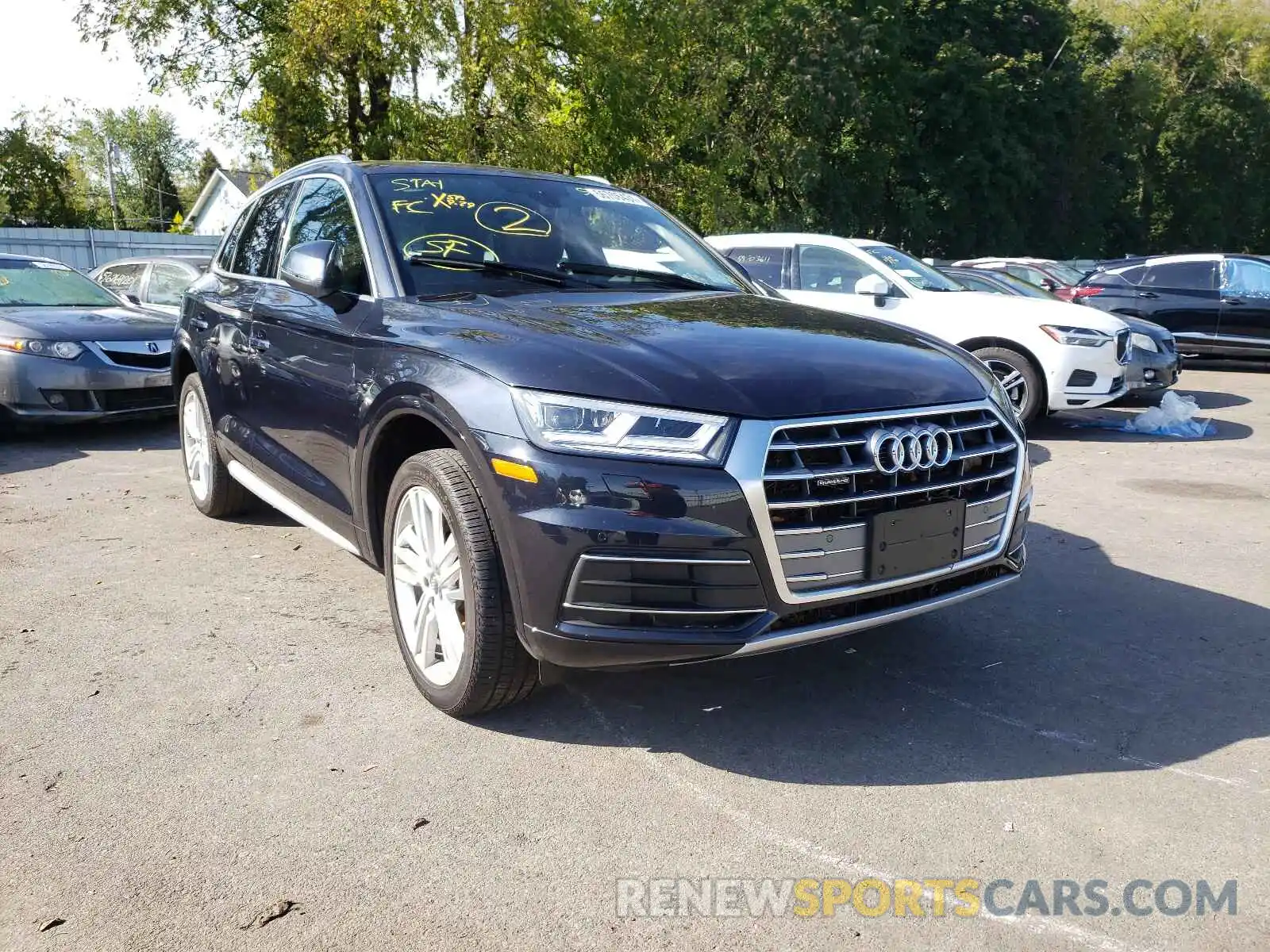 1 Фотография поврежденного автомобиля WA1BNAFY1L2069280 AUDI Q5 2020