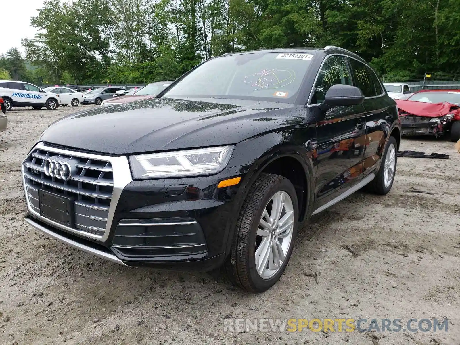 2 Фотография поврежденного автомобиля WA1BNAFY2L2018533 AUDI Q5 2020