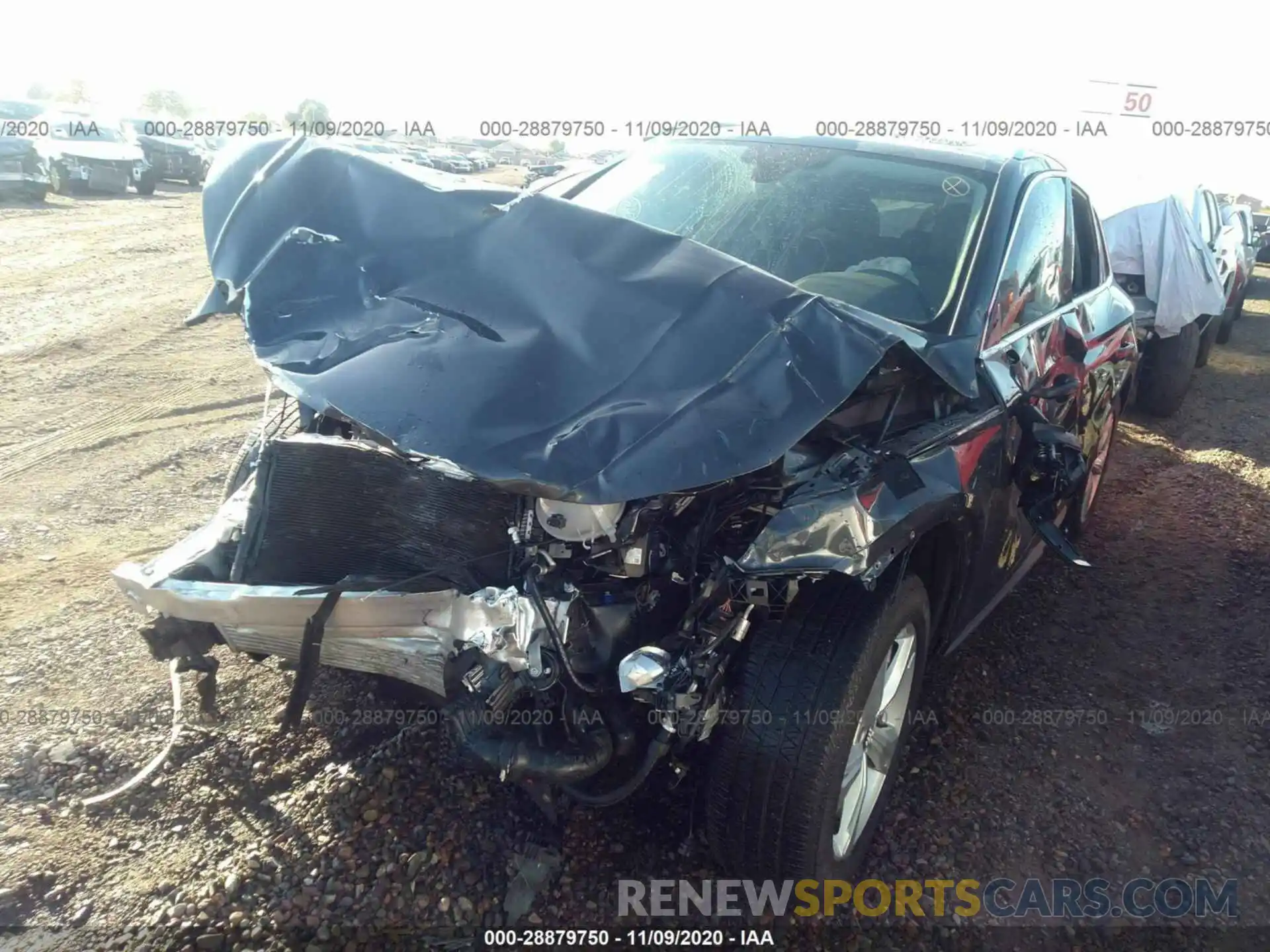 2 Photograph of a damaged car WA1BNAFY2L2032898 AUDI Q5 2020