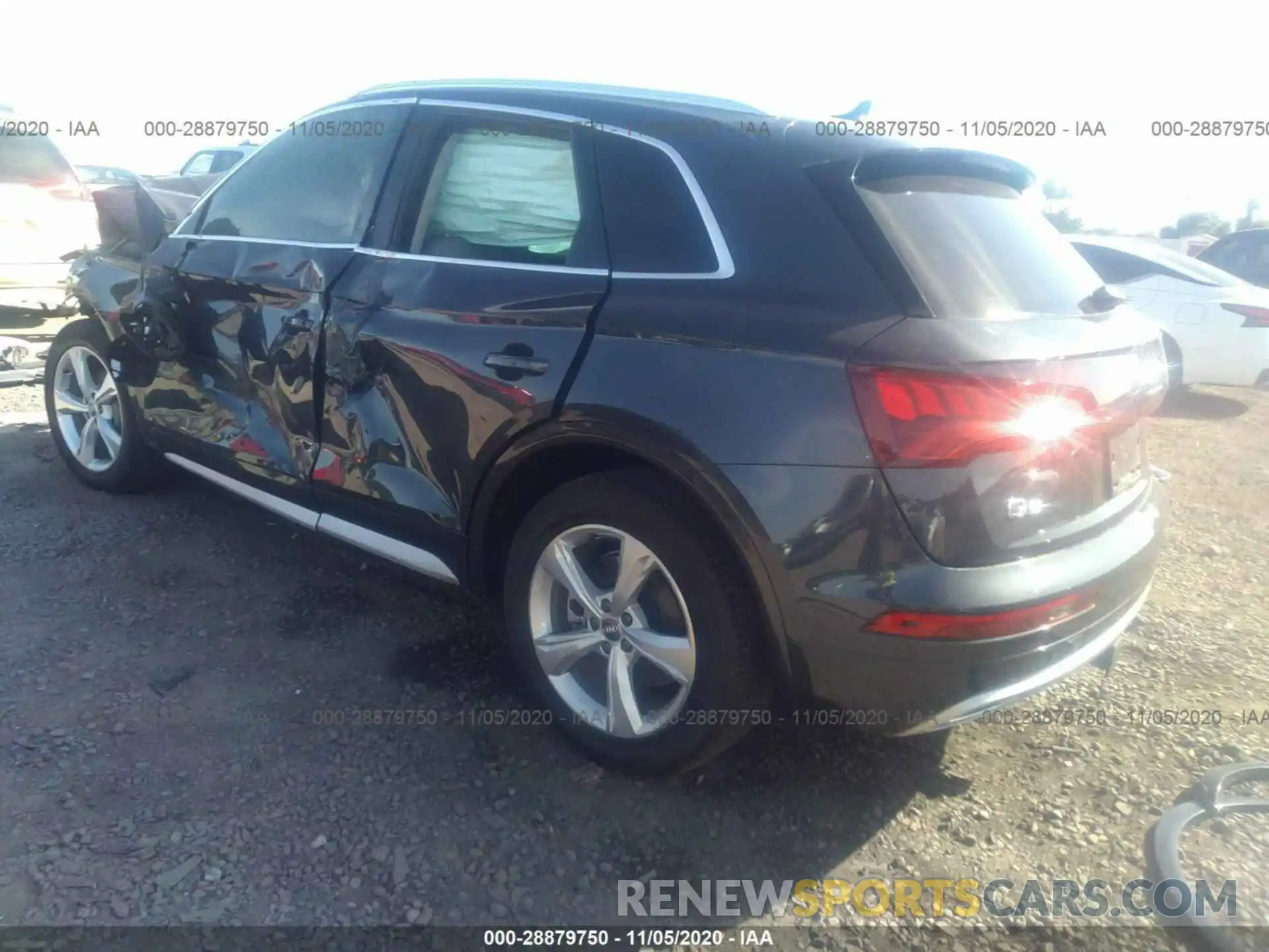 3 Фотография поврежденного автомобиля WA1BNAFY2L2032898 AUDI Q5 2020