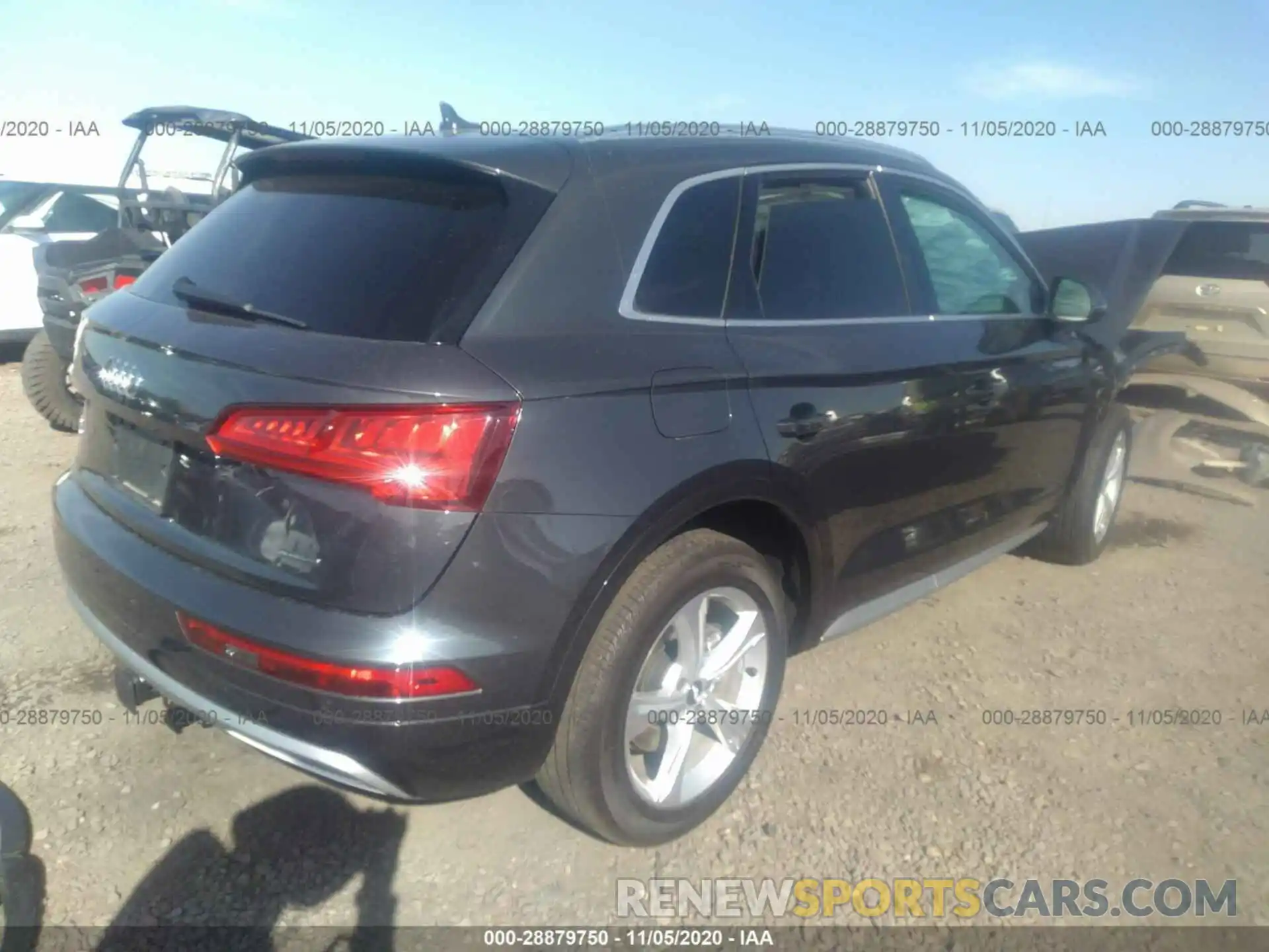 4 Фотография поврежденного автомобиля WA1BNAFY2L2032898 AUDI Q5 2020