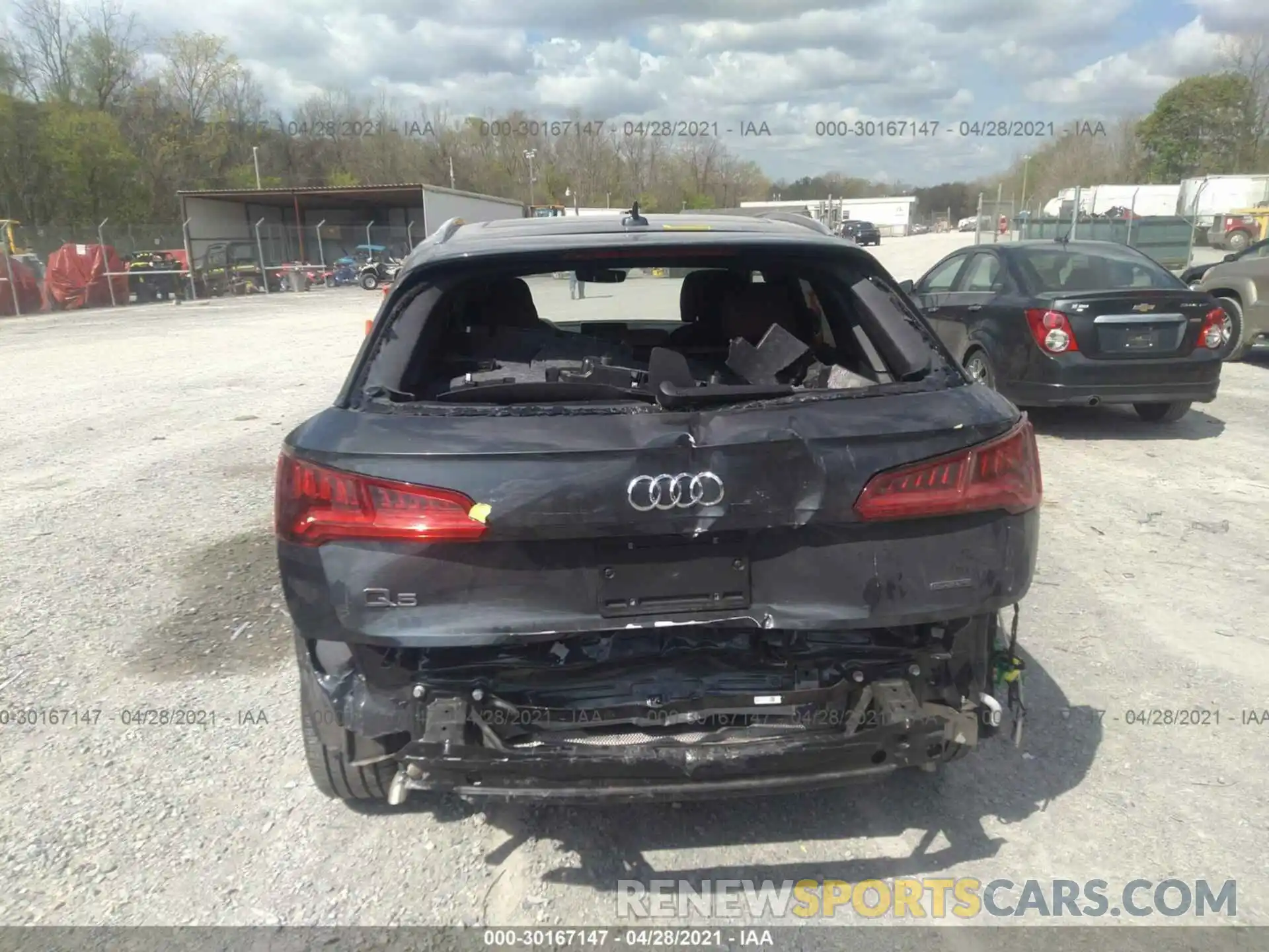 6 Фотография поврежденного автомобиля WA1BNAFY2L2037308 AUDI Q5 2020