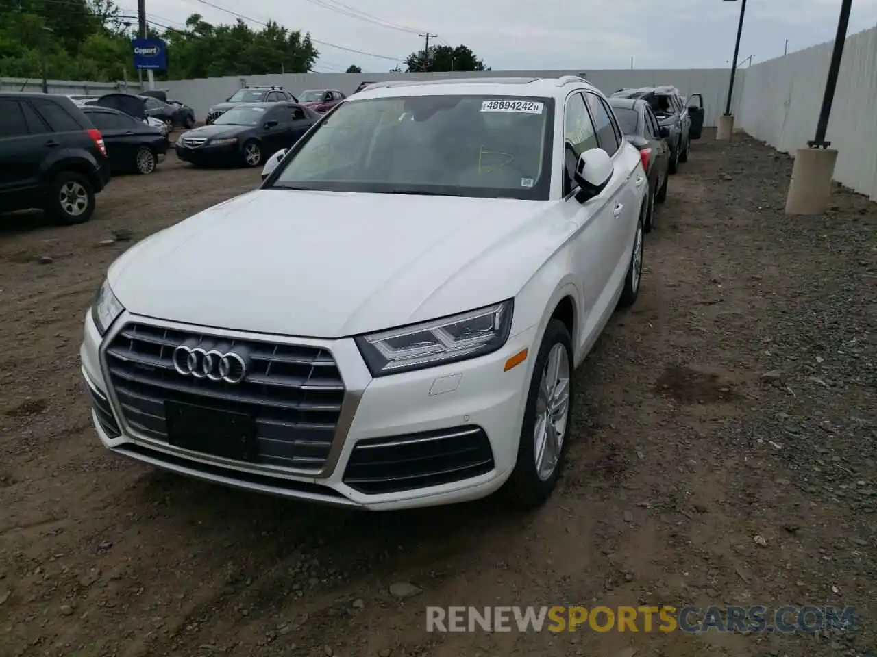 9 Фотография поврежденного автомобиля WA1BNAFY2L2041973 AUDI Q5 2020